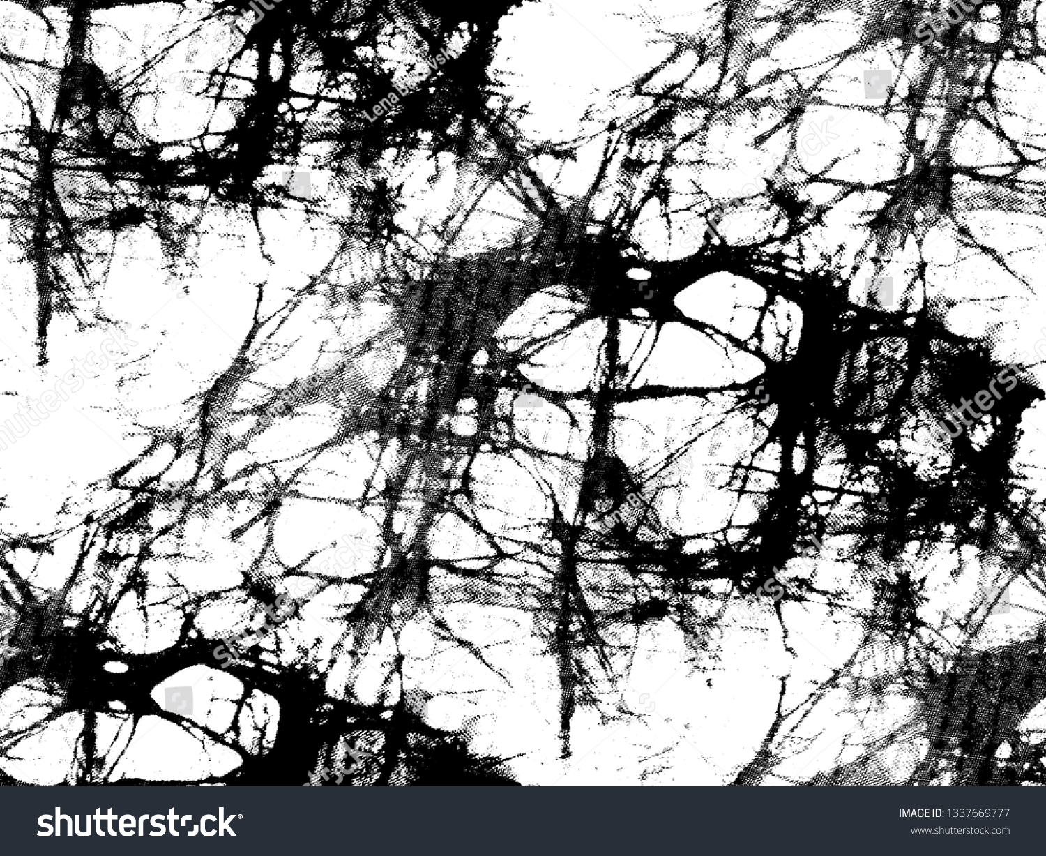 Abstract Black White Batik Texture Seamless Stock Illustration ...