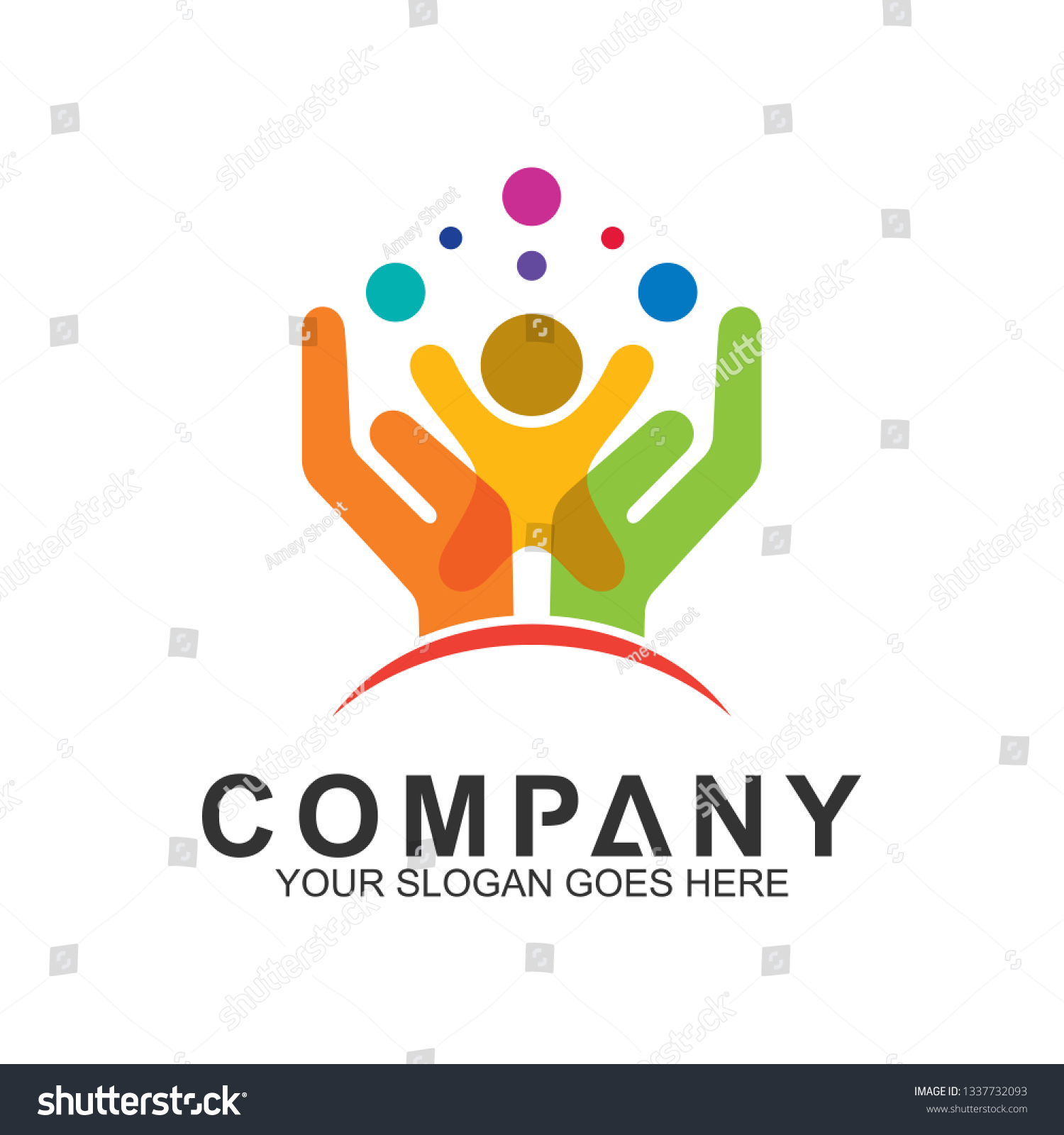 Logo Design Child Care Health Logo Stock Vector (Royalty Free ...