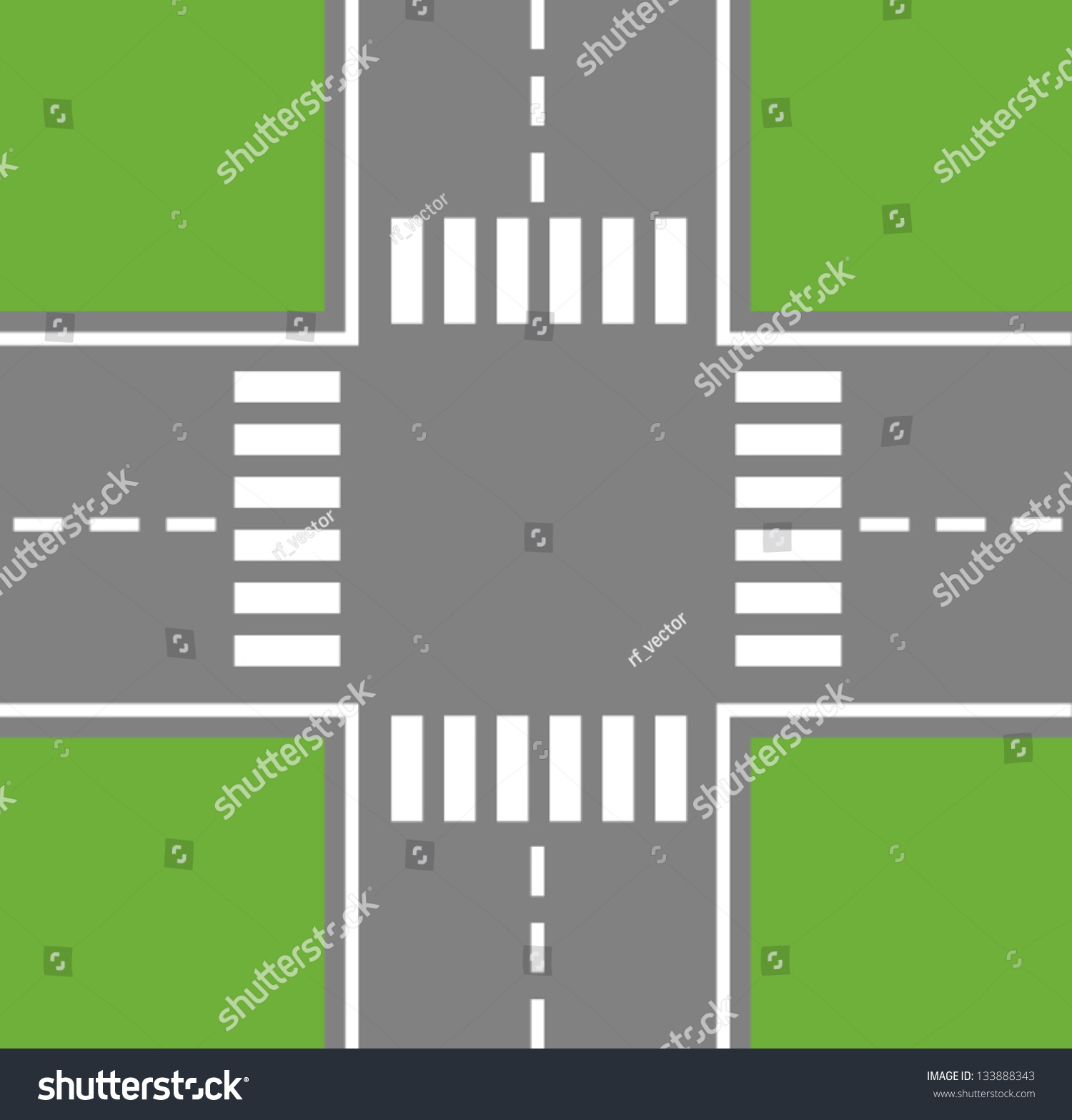 Макет дороги (перекрестки)