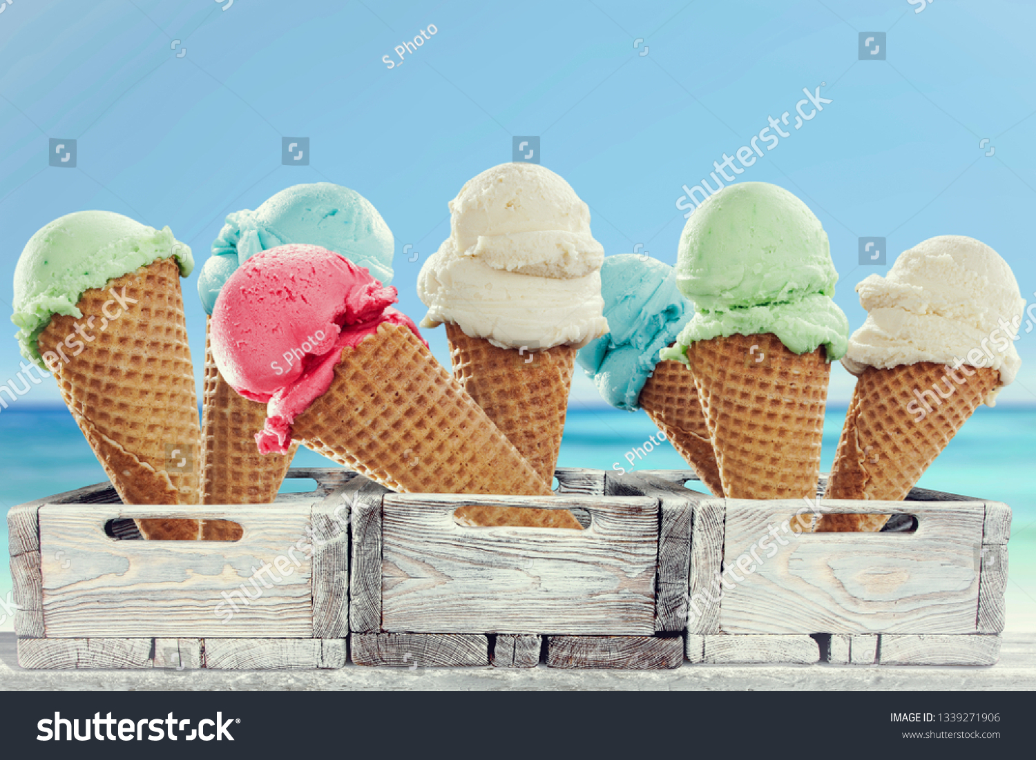 Фон мороженое