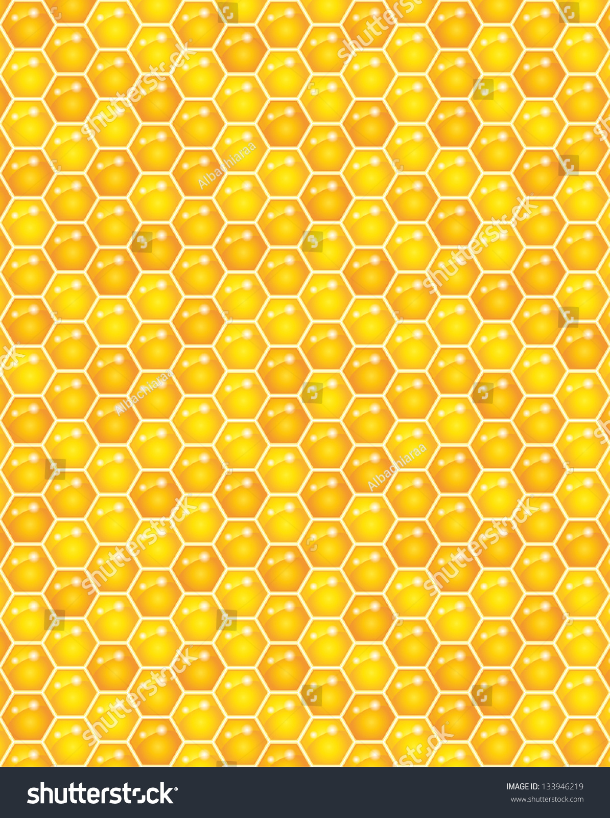 Honeycomb Backgroundhoney Concept Stock Illustration 133946219 ...