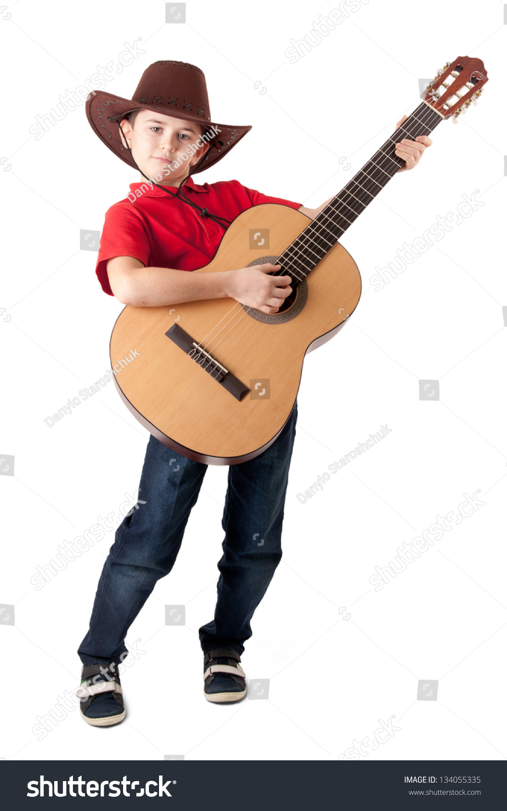 stylish boy with guitar hd