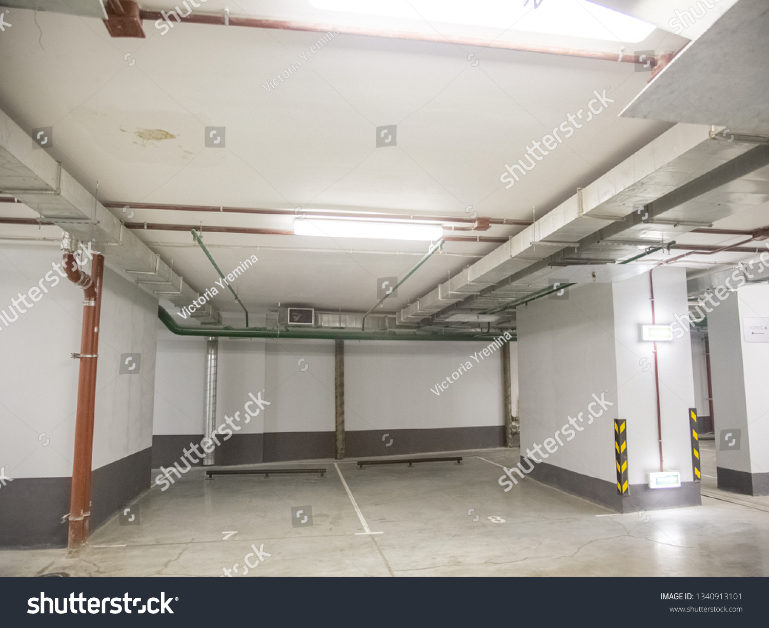 Underground Parking Residential Building Stock Photo 1340913101 ...