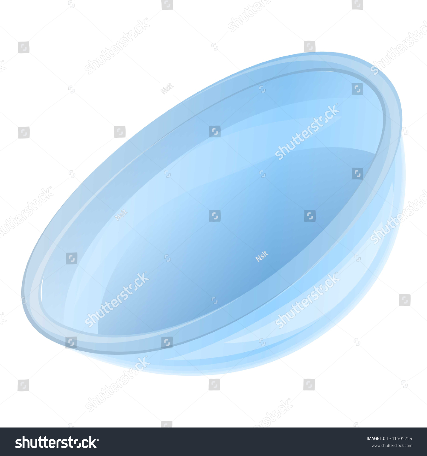 Eye Contact Lens Icon Cartoon Eye Stock Vector (Royalty Free ...