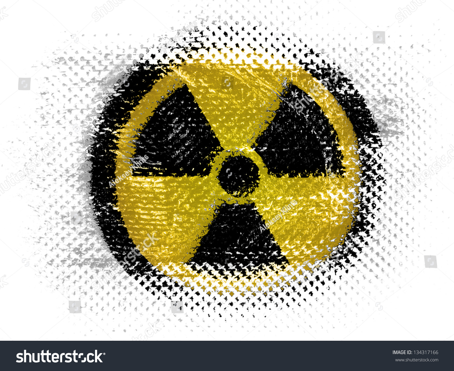 Фотообои значок радиации