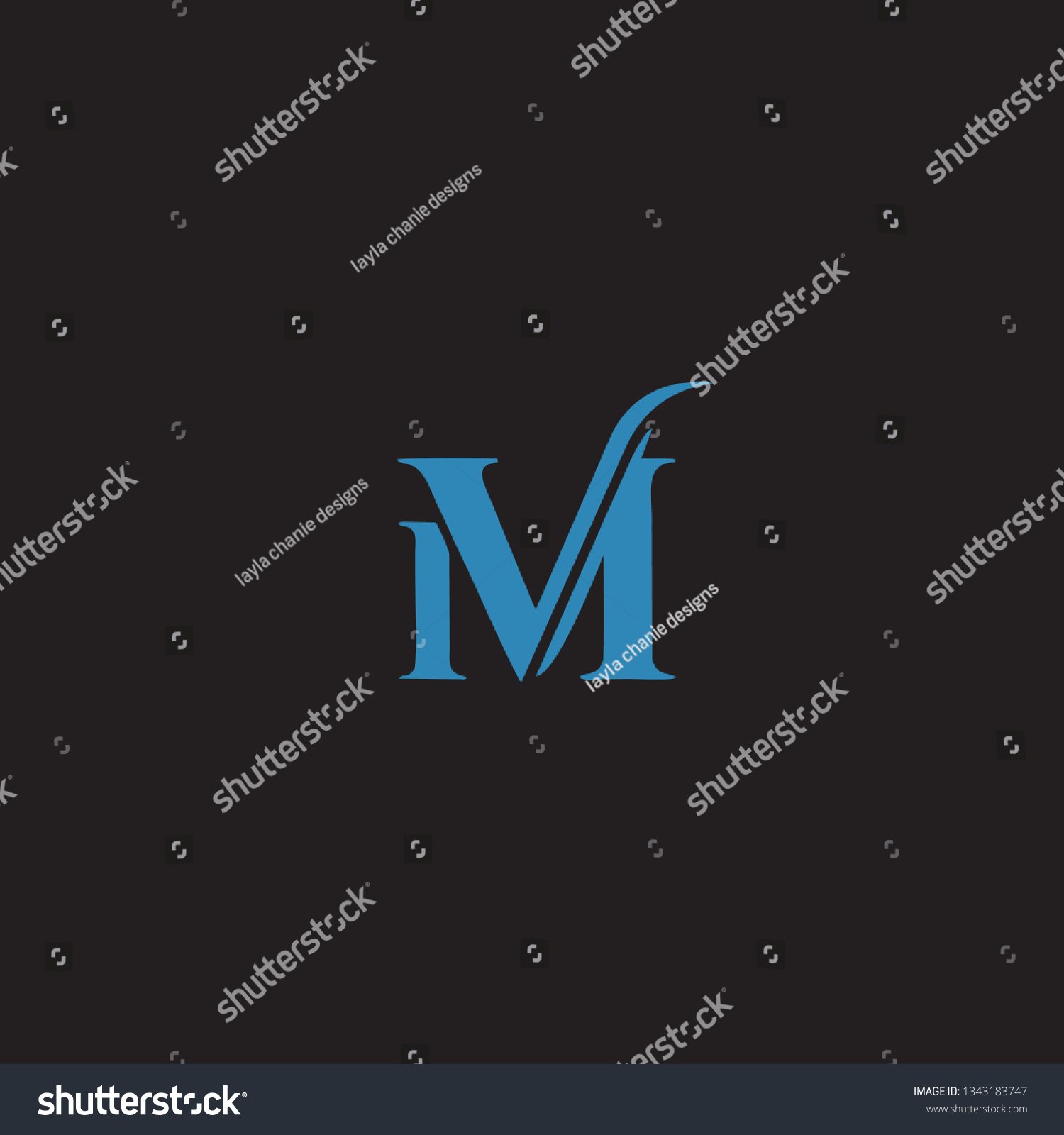 Letter M Color Icon Templates Design Stock Vector (royalty Free 