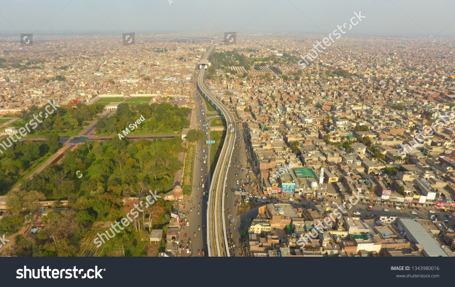 Pakistanlahore Lahores Growing Population View On Stock Photo