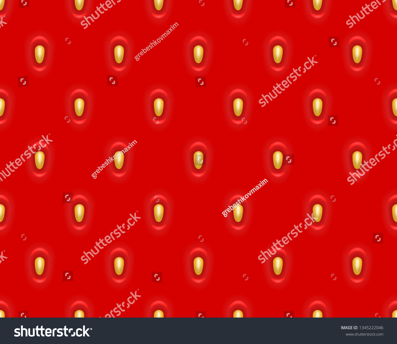 Seamless Strawberry Texture Vector Background Stock Vector (Royalty ...