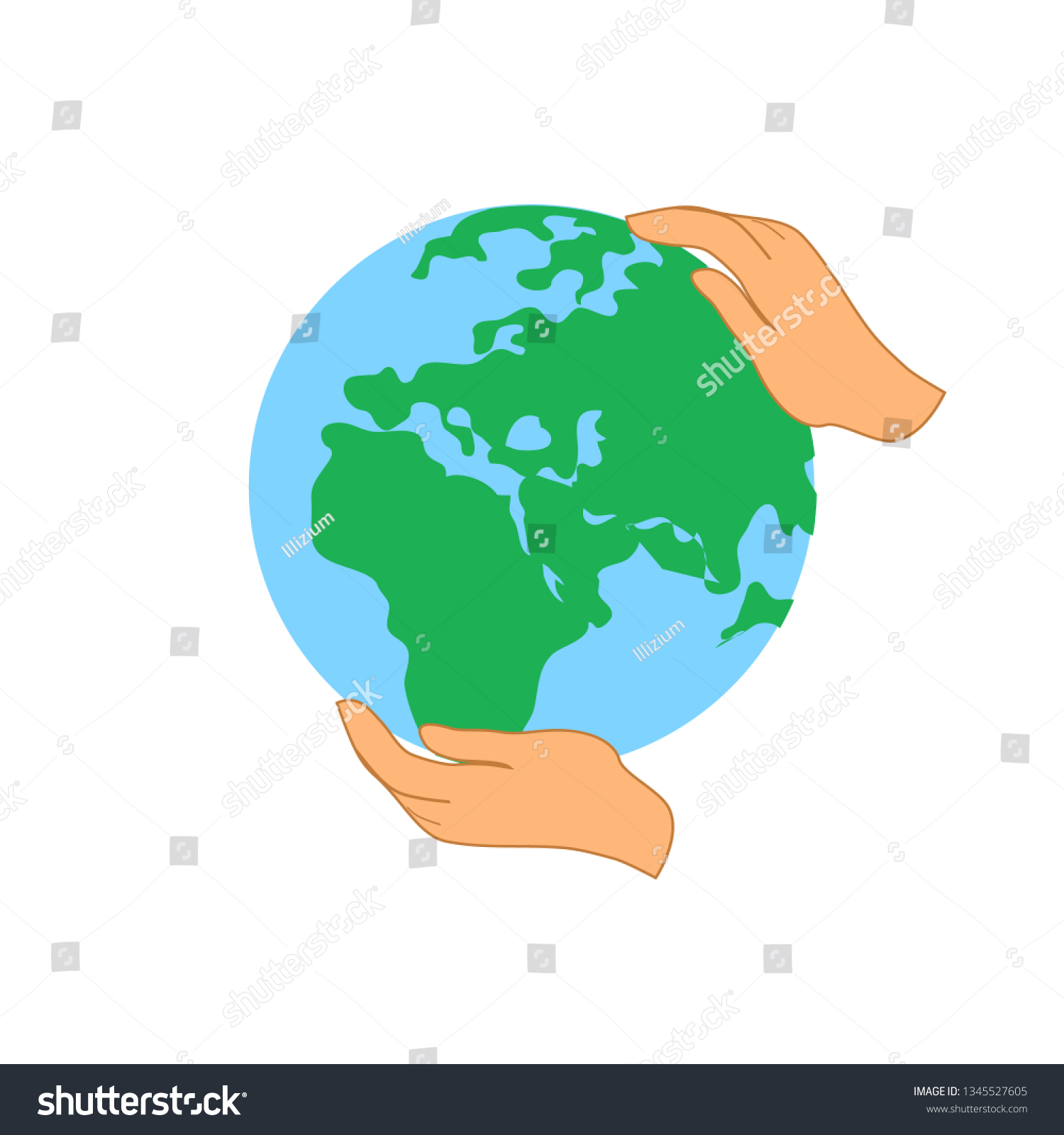 Save Earth Logo Design Template Save Stock Vector (Royalty Free ...