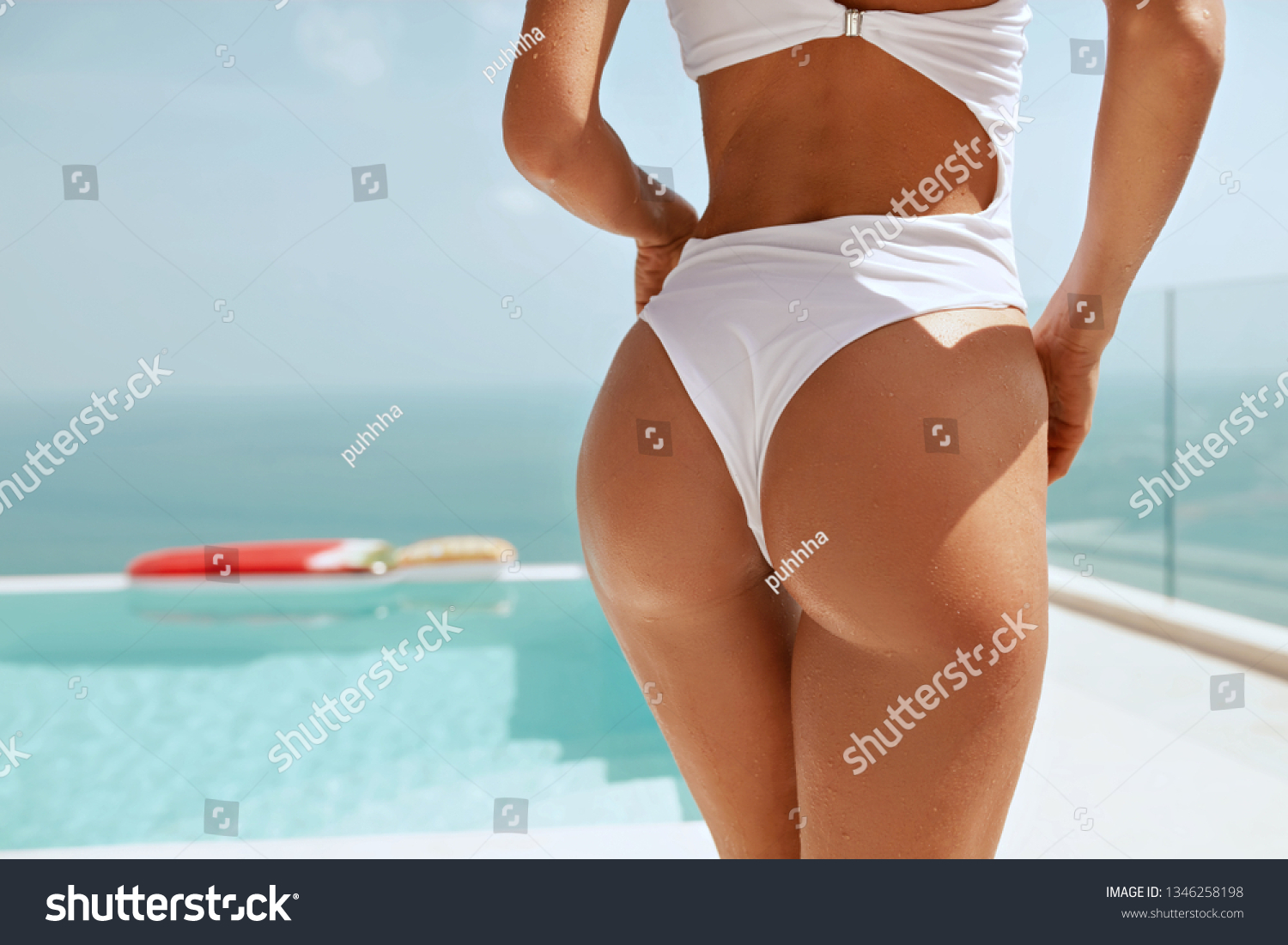 Sexy Ass Bikini Stock Photo photo