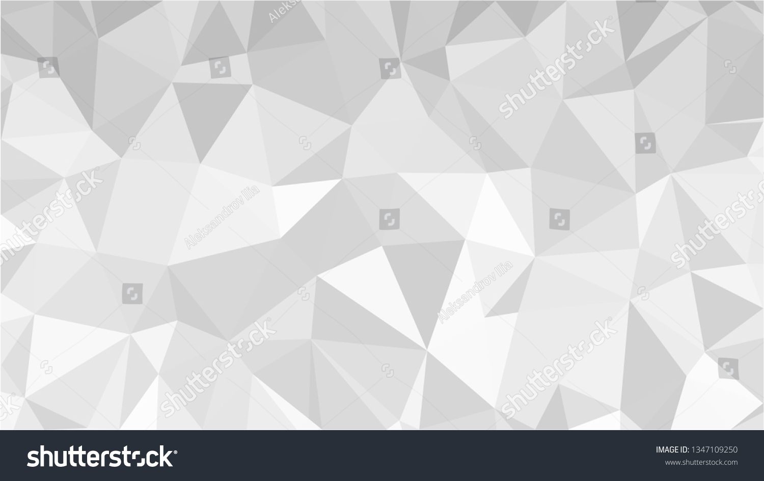 White Polygonal Mosaic Background Low Poly Stock Vector (Royalty Free ...