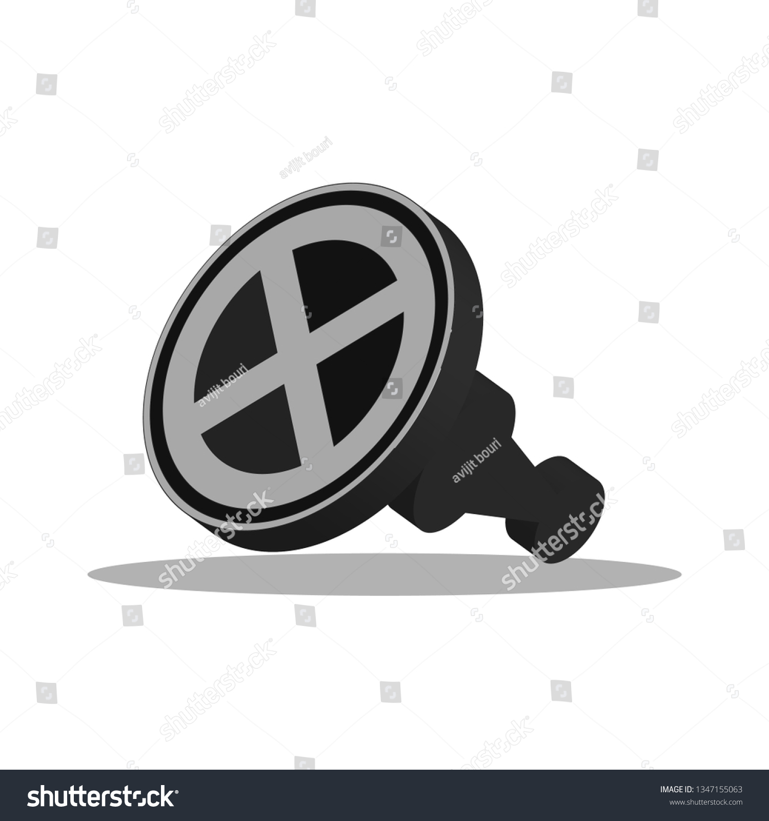 Indian Votingelection Logosymbol Illustration Vector Image Stock Vector