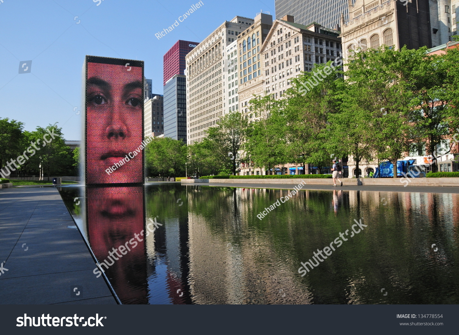 Crown Fountain Чикаго