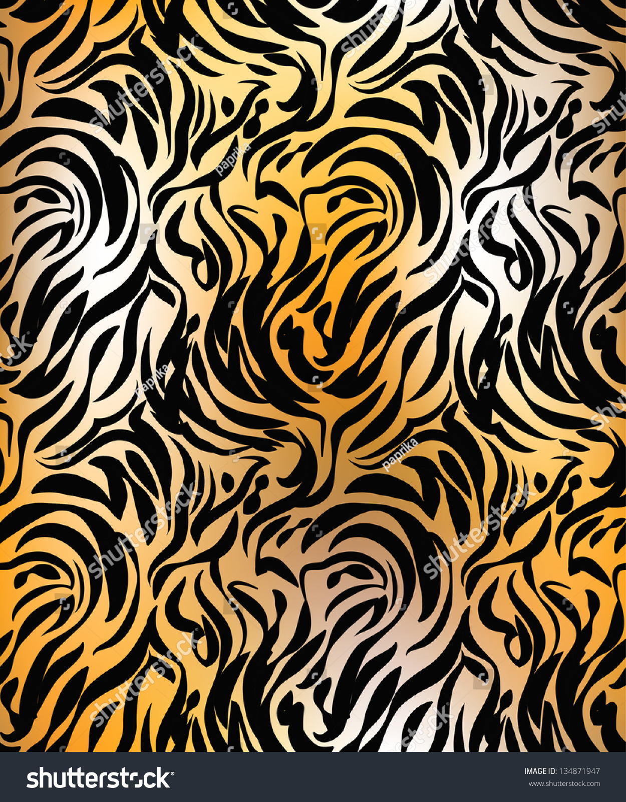 Тигровый фон для фотошопа