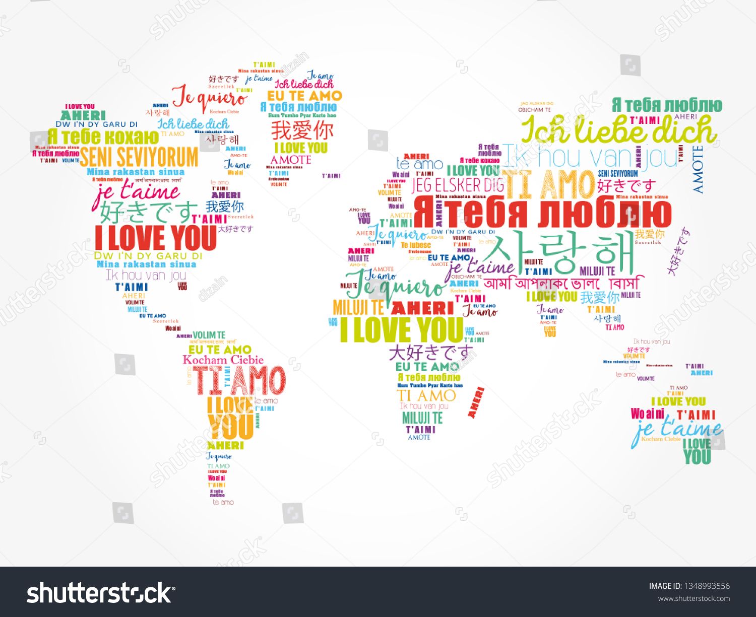 Я тебя люблю на разных языках