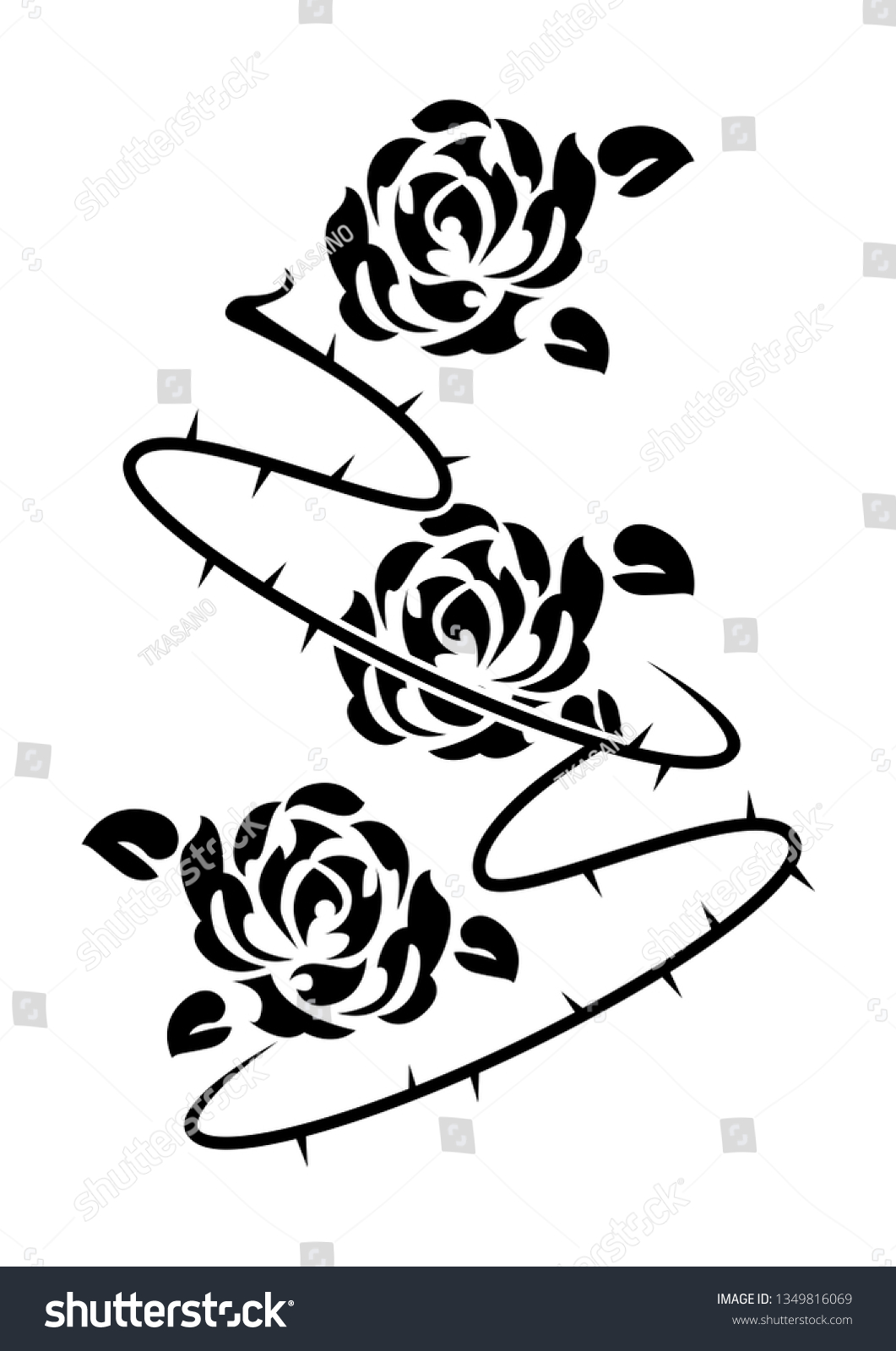 Tribal Rose Illustration Roseethnic Artwork Stock Vector Royalty Free   Stock Vector Tribal Rose Illustration Of Rose Ethnic Artwork 1349816069 