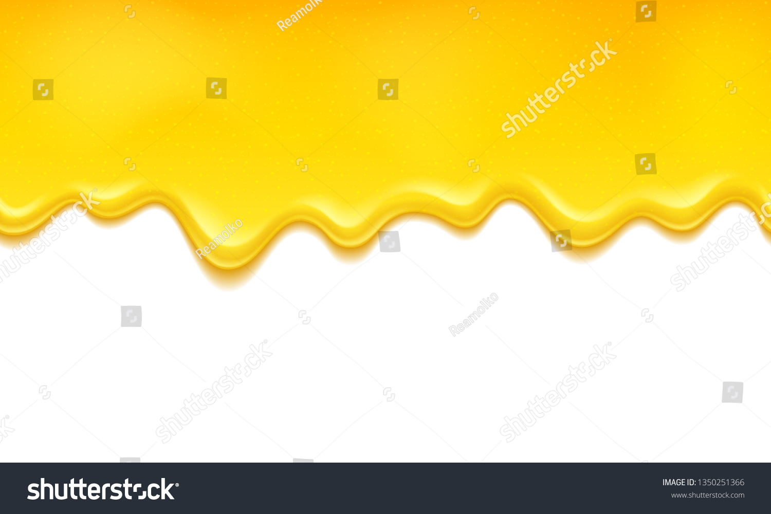 Honey Lemon Jelly Drops Honey Drips Stock Vector (Royalty Free ...