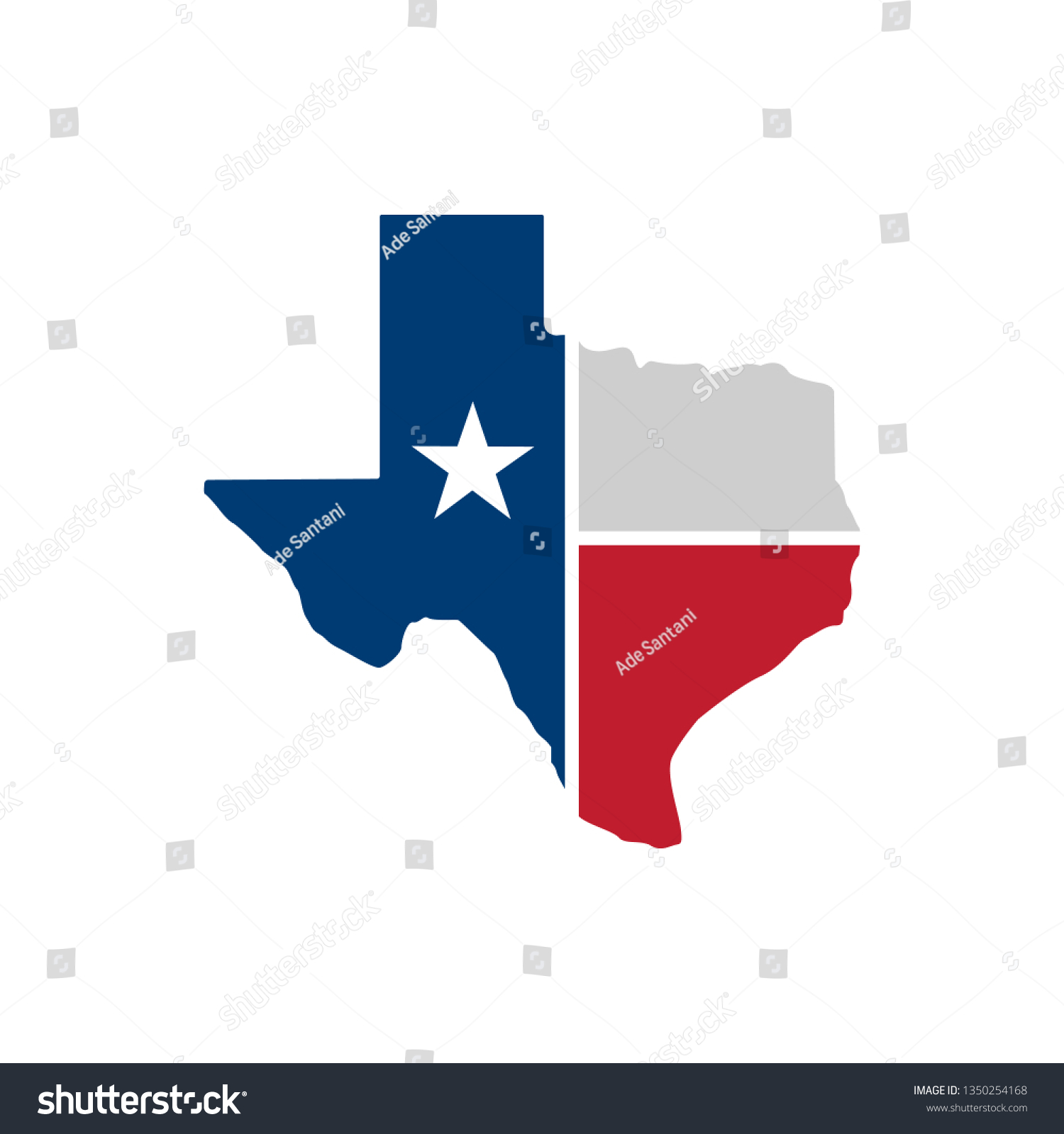 Texas Map Icon Vector Illustration Vector Stock Vector (Royalty Free ...