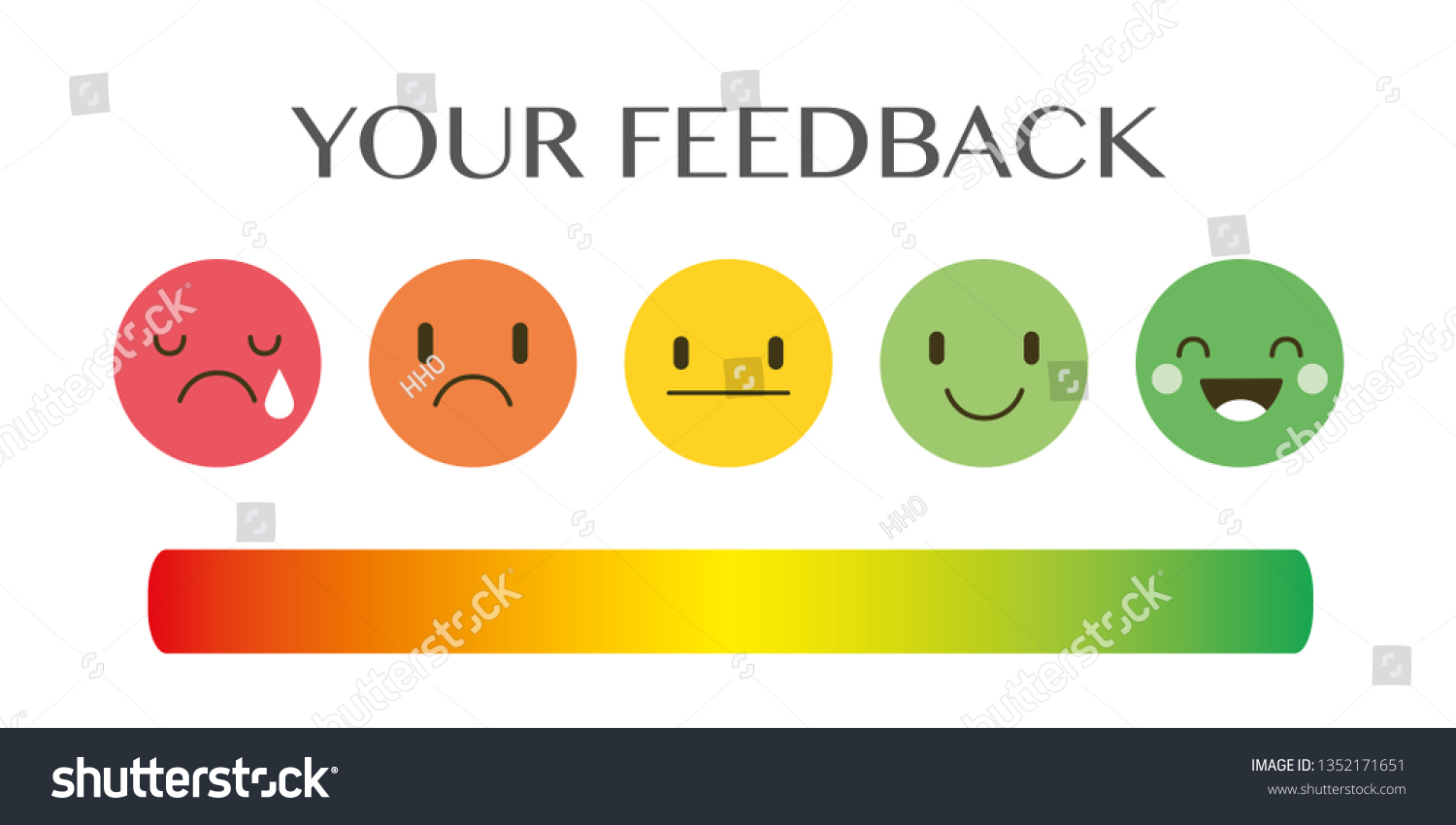 Set Faces Scale Feedback Vector Stock Vector (Royalty Free) 1352171651 ...