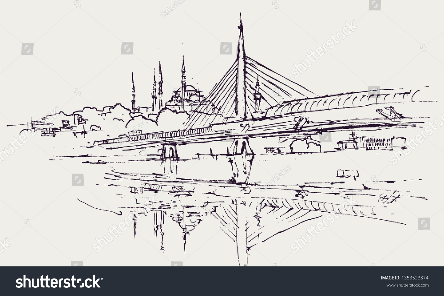 Эскиз Владивостокский мост