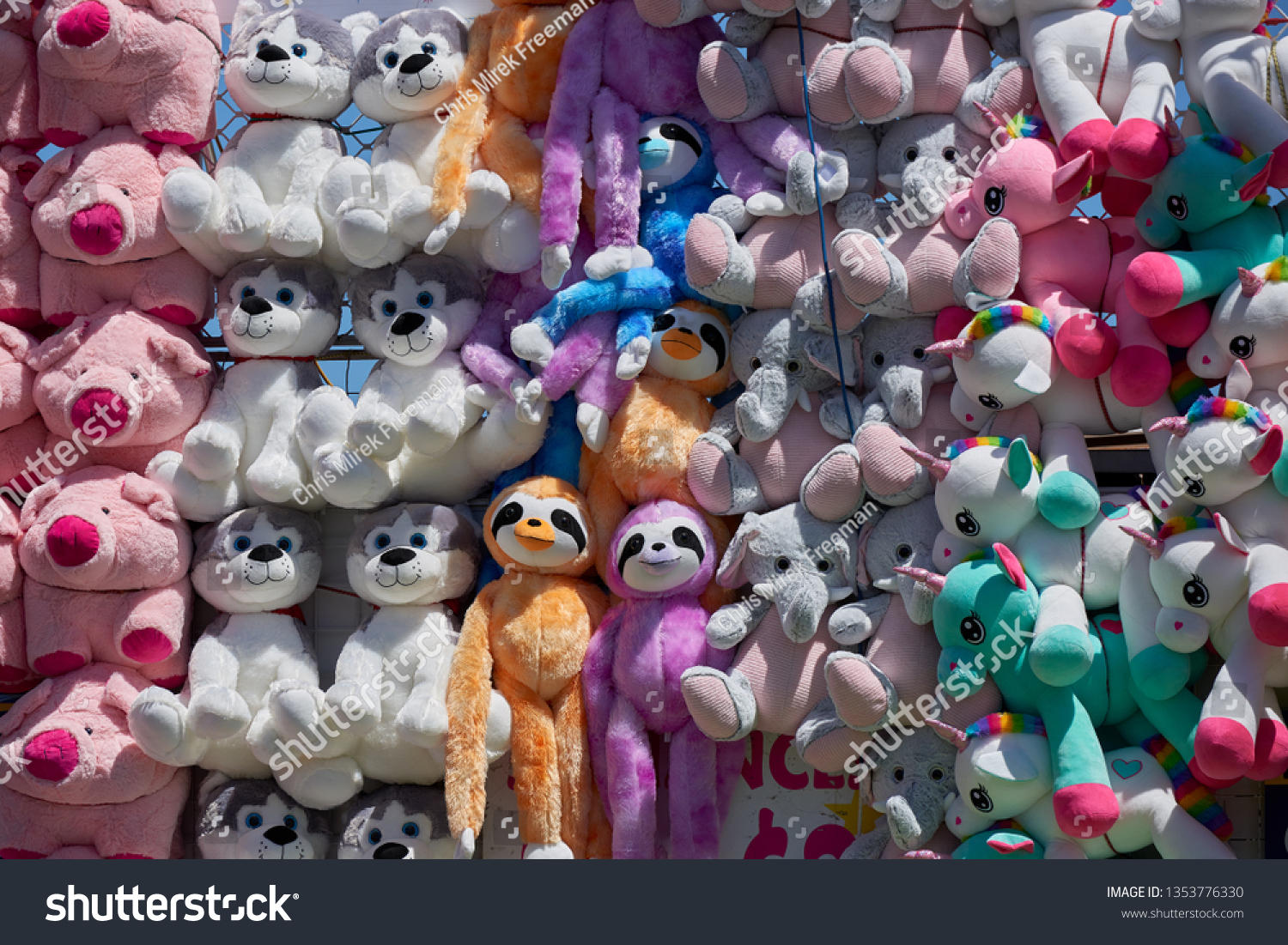 carnival stuffed animals