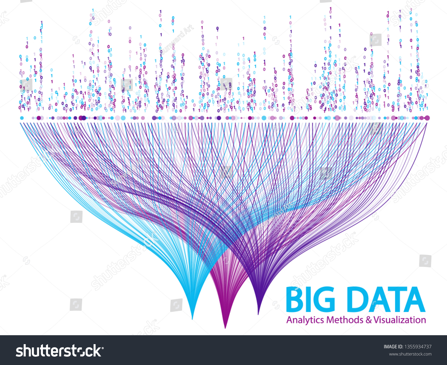 Big Data Analytics Methods Visualization Concept: เวกเตอร์สต็อก (ปลอด ...
