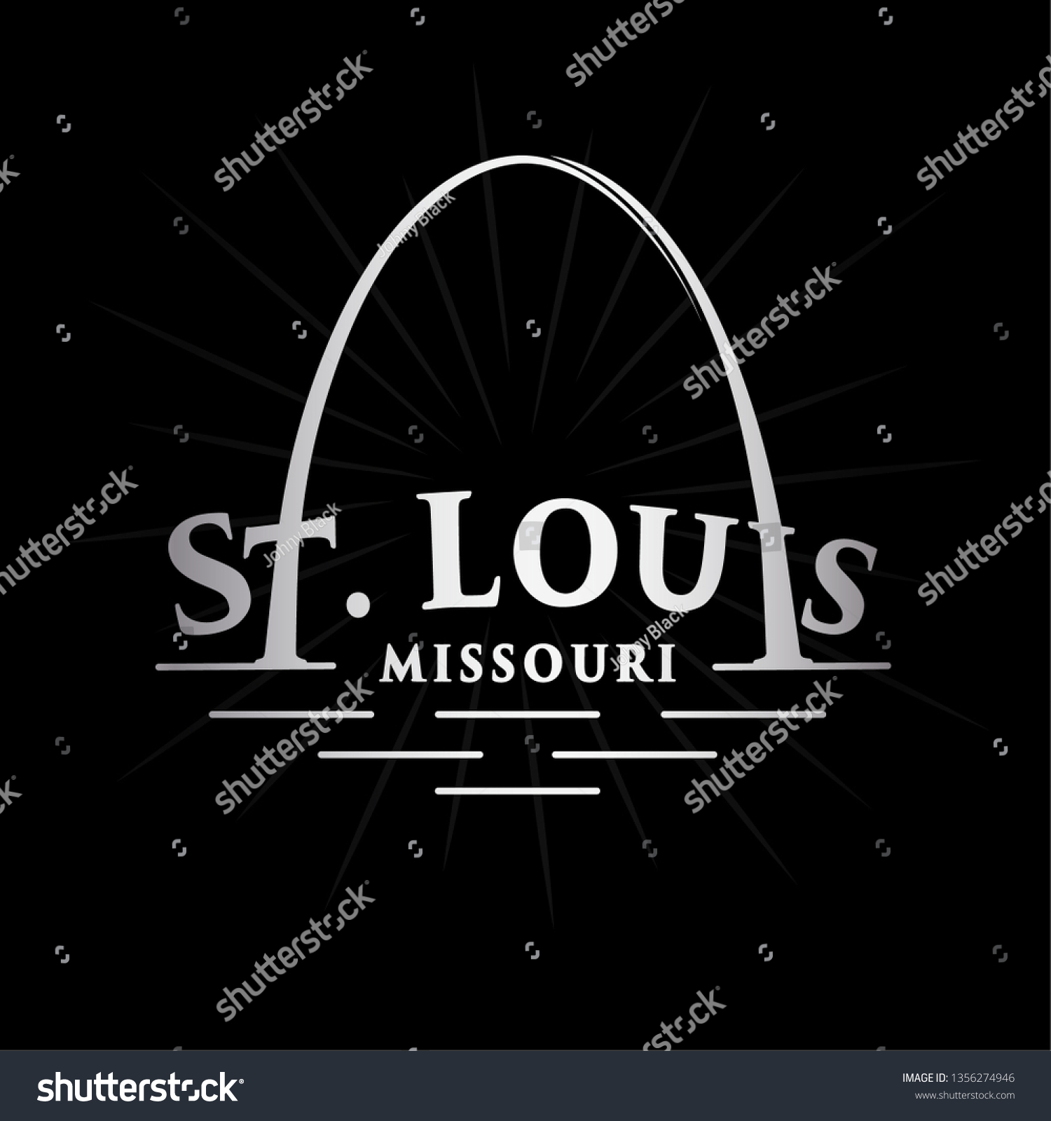 St Louis Logo Saint Louis Design Stock Vector (Royalty Free) 1356274946 ...