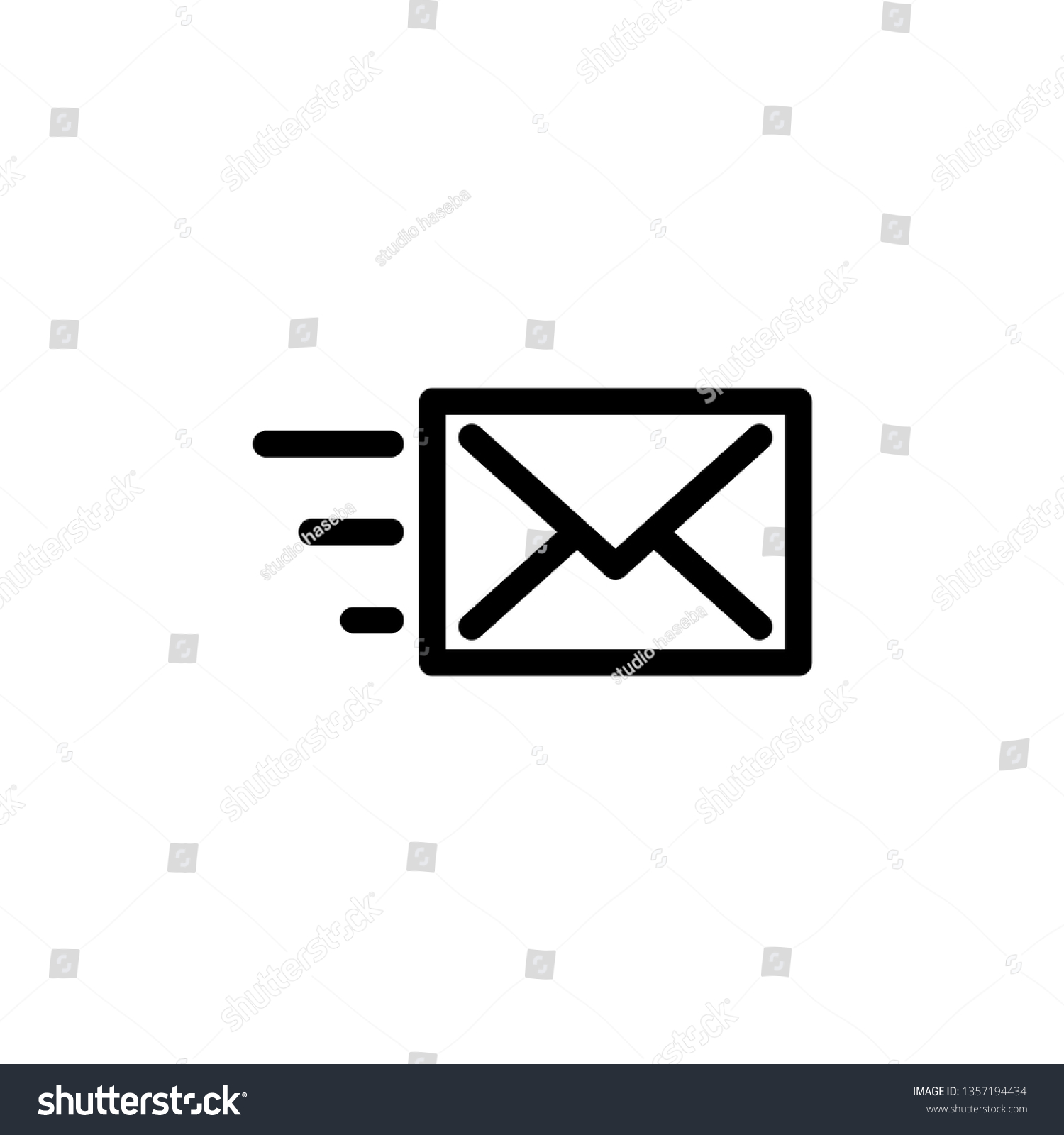 Envelope Icon Vector Illustration Logo Template Stock Vector (Royalty ...