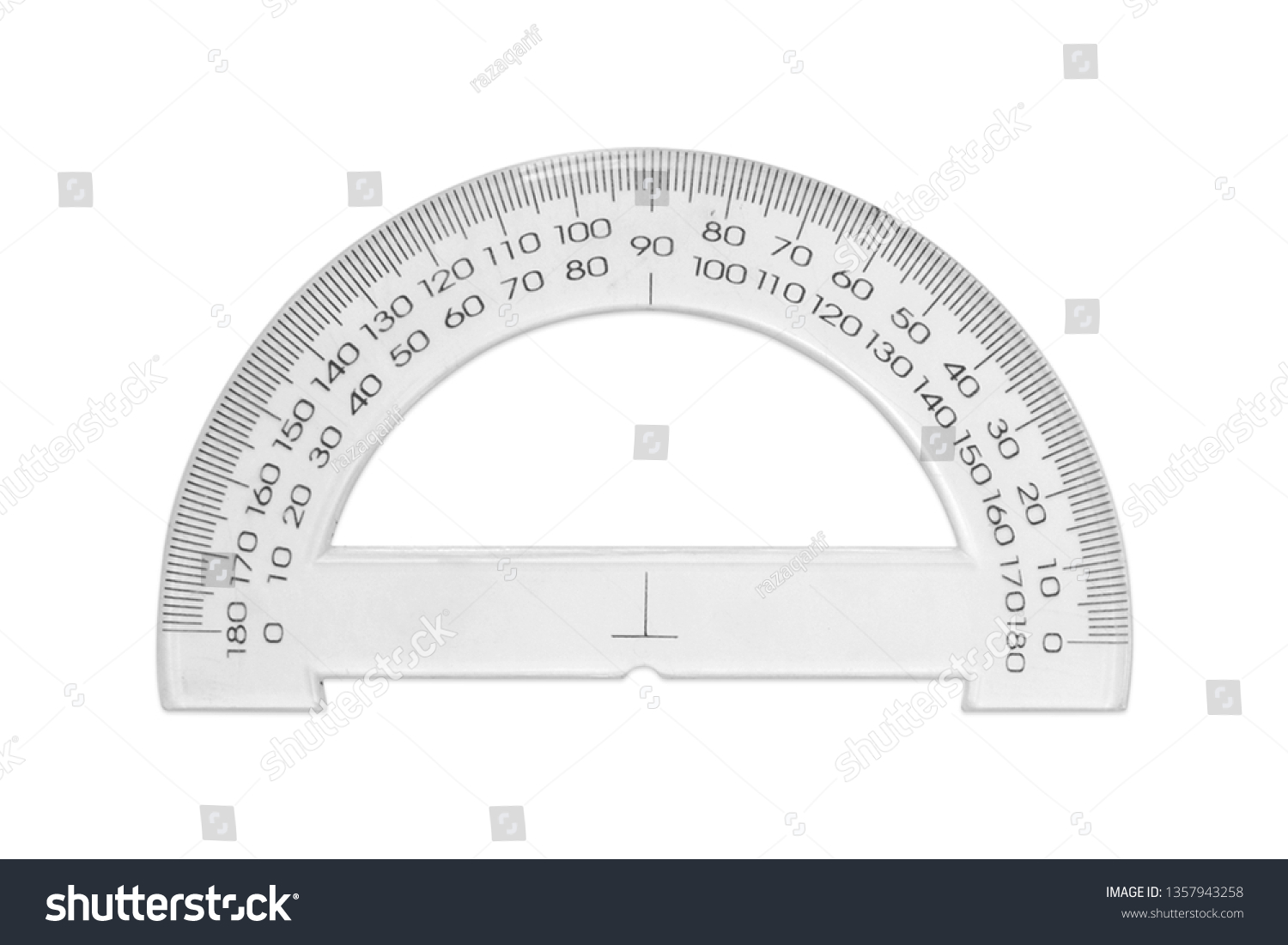 protractor paper model cut out print stock vector royalty free 659263645 shutterstock