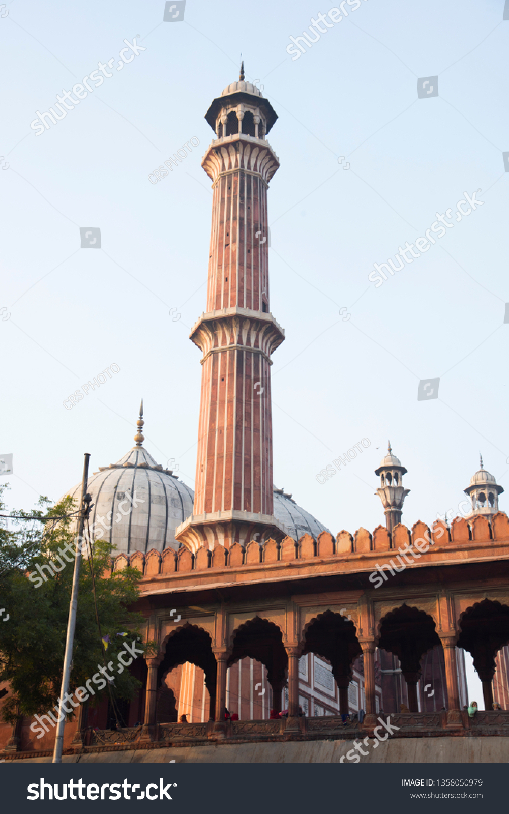 Jama Masjid Mosque Mughal Architecture Old Stock Photo 1358050979 ...