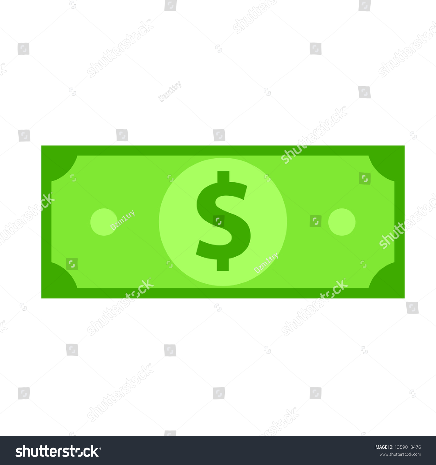 Money Cash Icon Clipart Image Isolated Stock Vector (Royalty Free ...