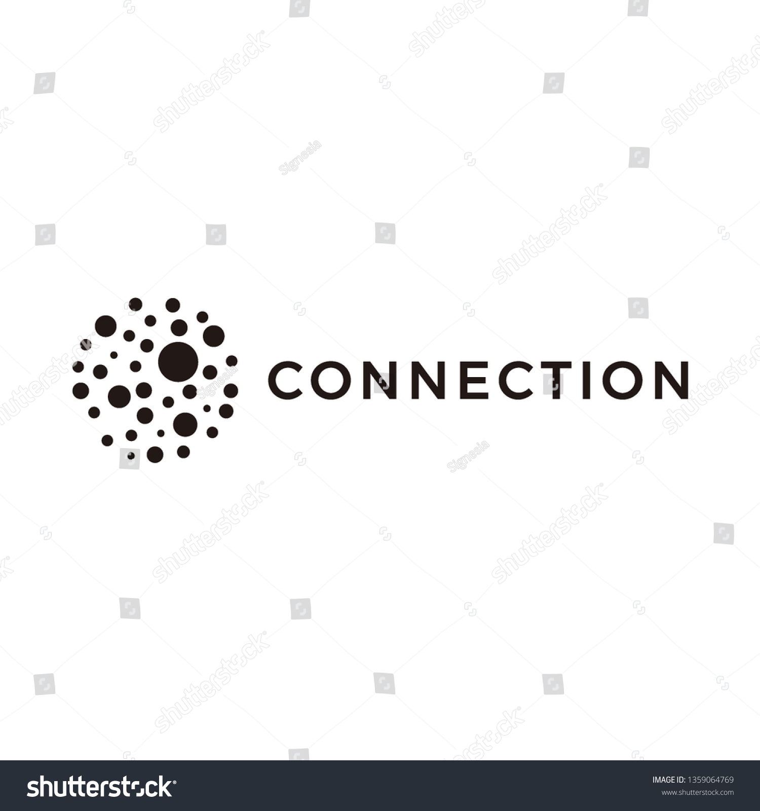 Connect Logo Design Template Technology Logo Stock Vector (Royalty Free ...