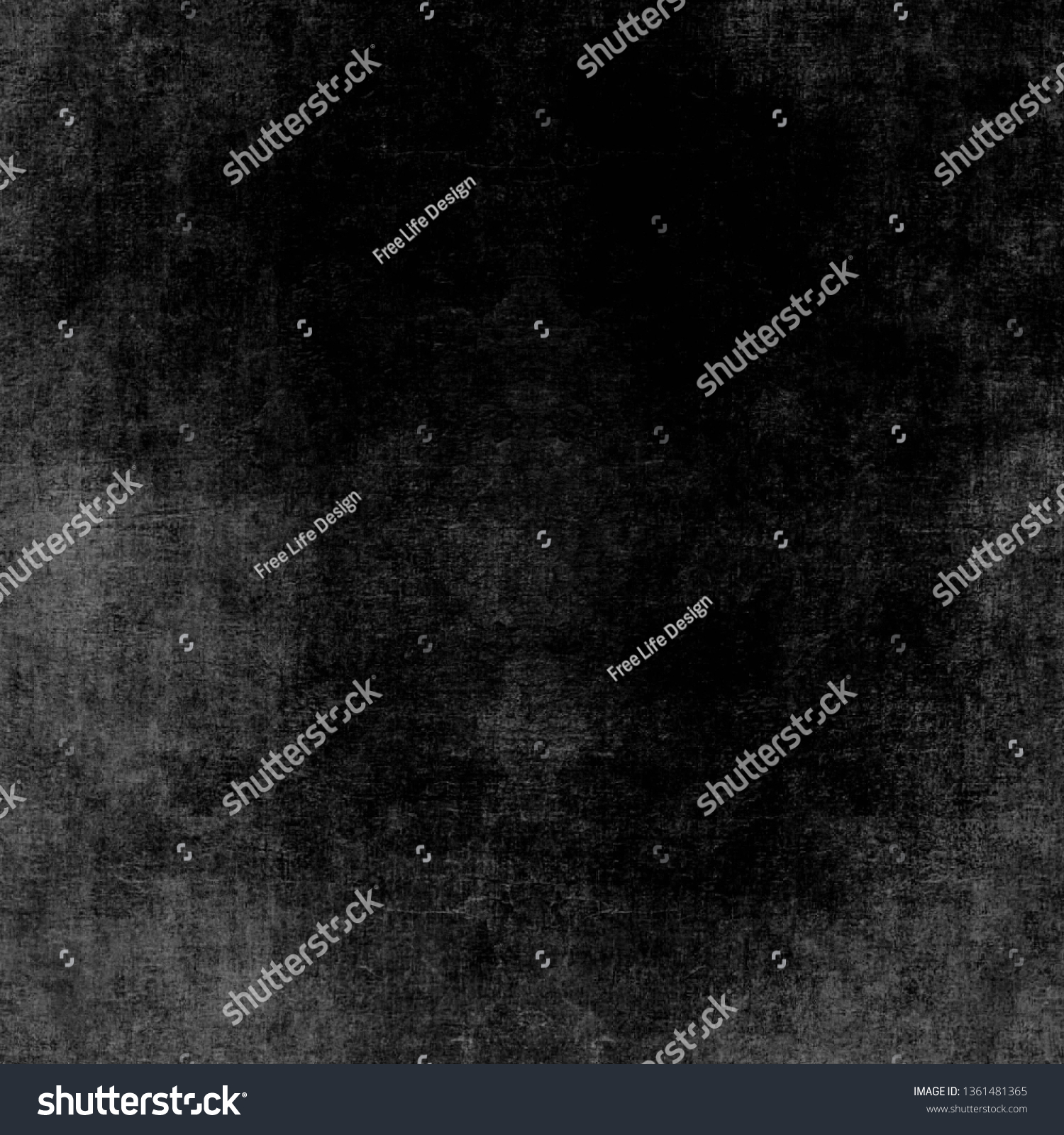 Old Black Background Grunge Texture Dark Stock Illustration 1361481365 ...