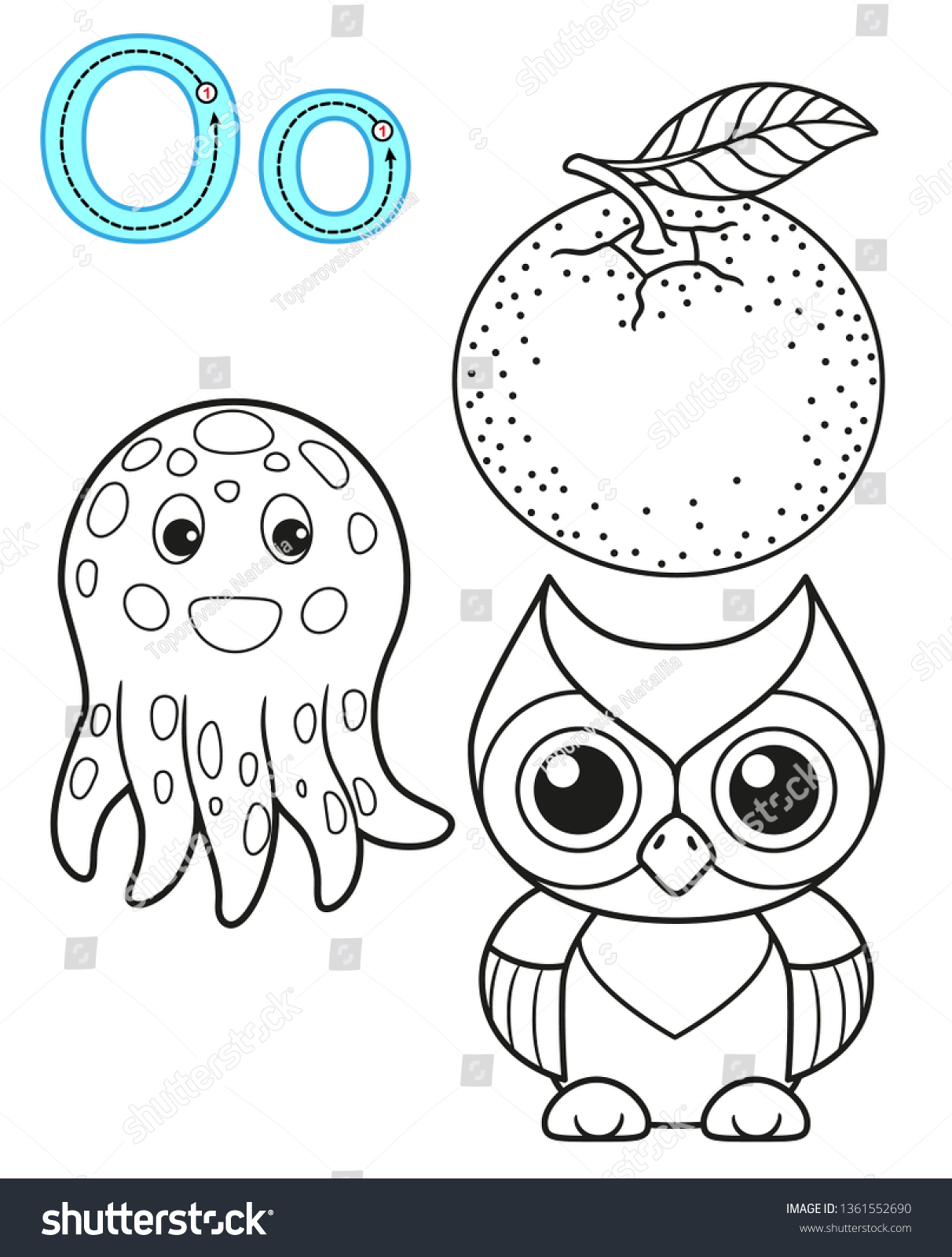 printable coloring page kindergarten preschool card stock vector royalty free 1361552690 shutterstock