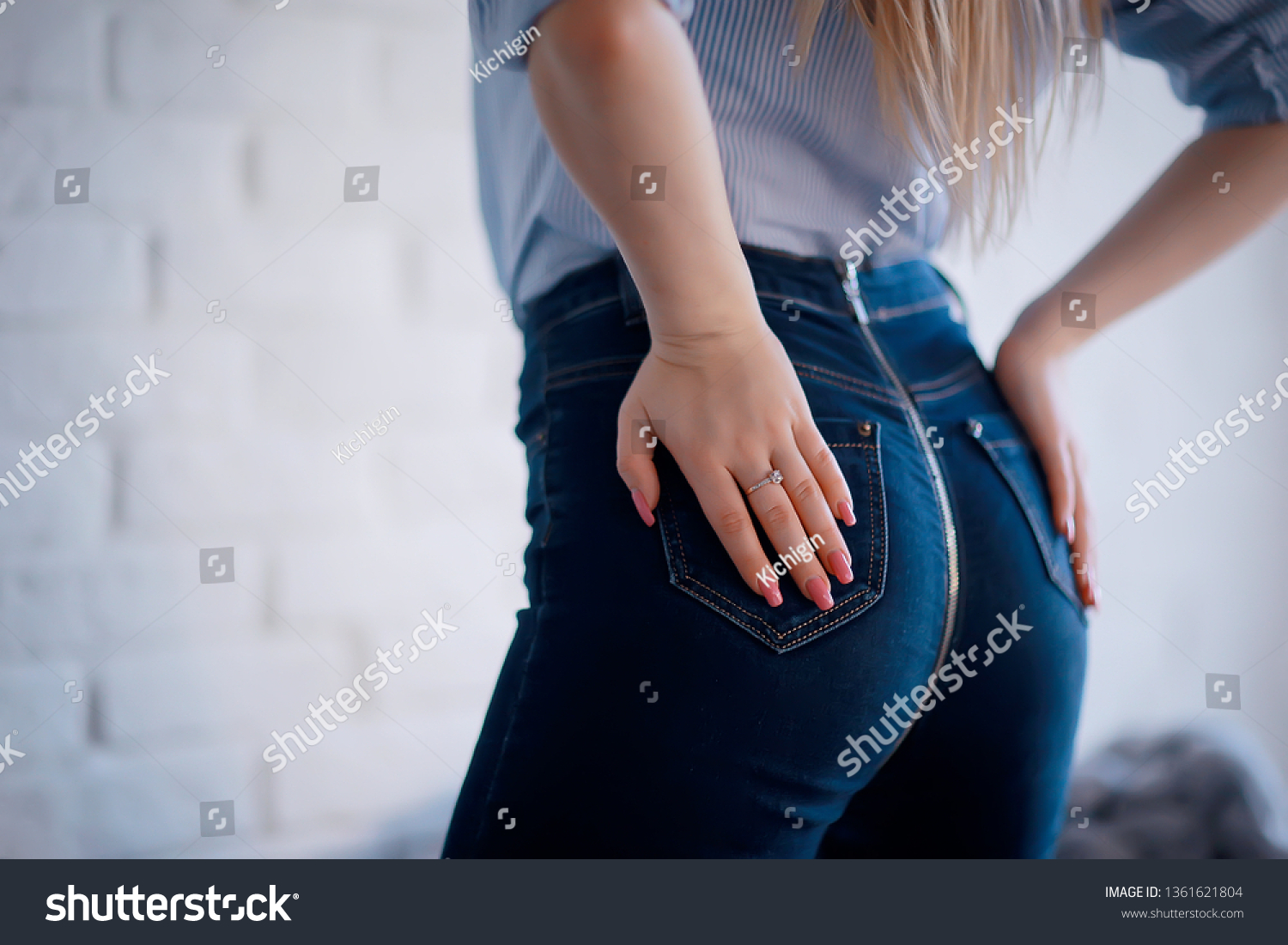 Sexy Ass Jeans Hard Style Sexy Stock Photo Shutterstock