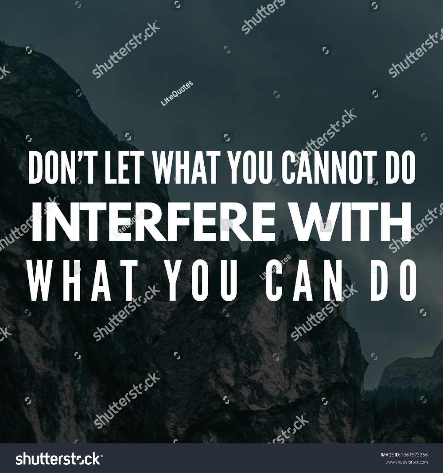 Real Life Quotes Motivation Stock Photo 1361673266 | Shutterstock