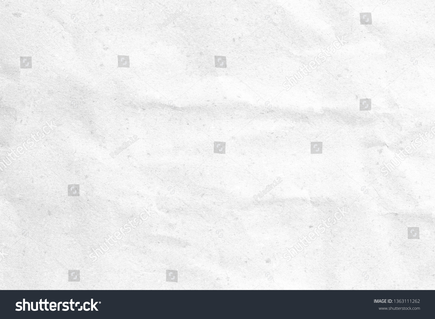 White Crumpled Backround Paper Texture Stock Photo 1363111262 ...