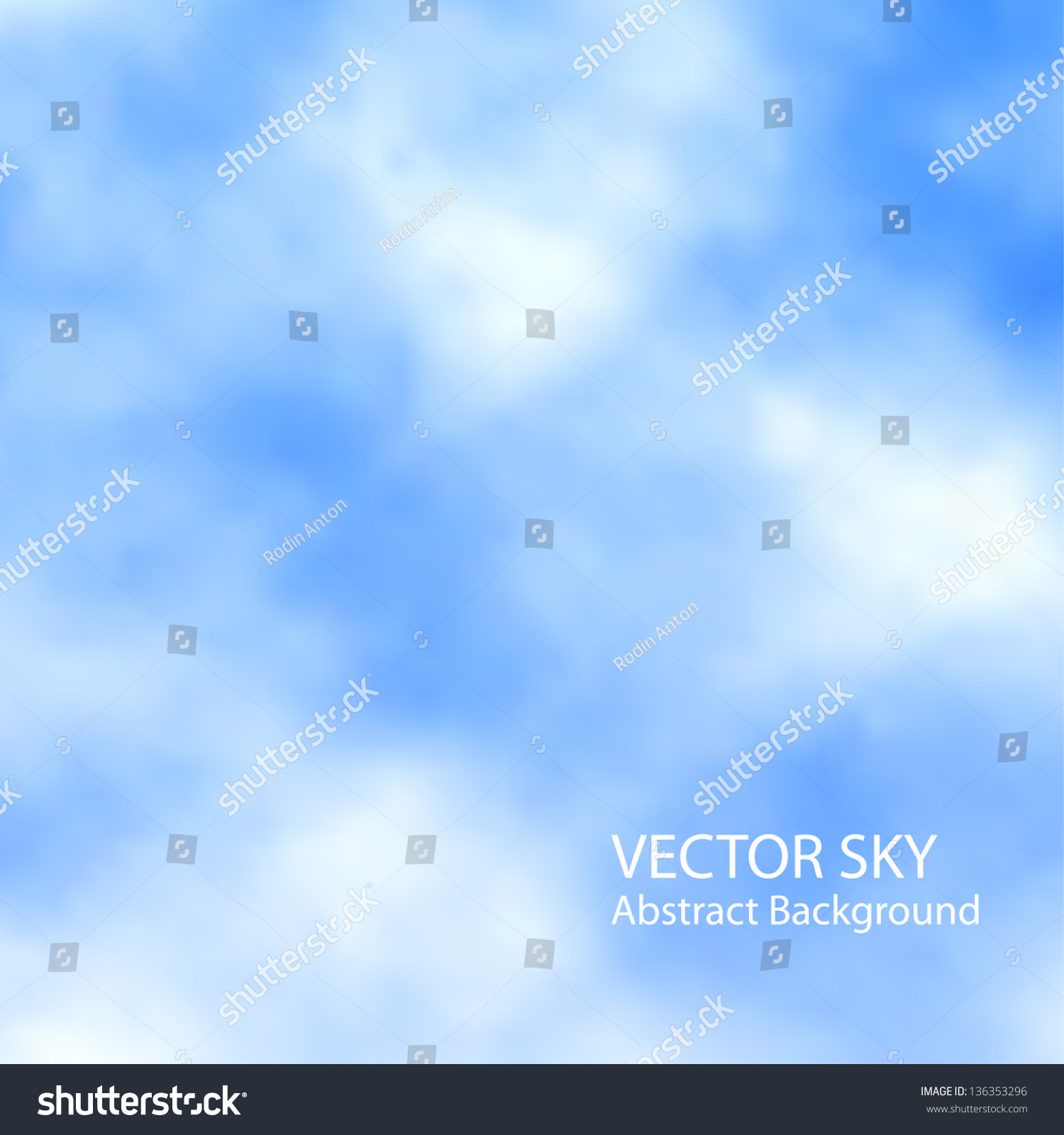 Sky Vector Background Stock Vector (Royalty Free) 136353296 | Shutterstock