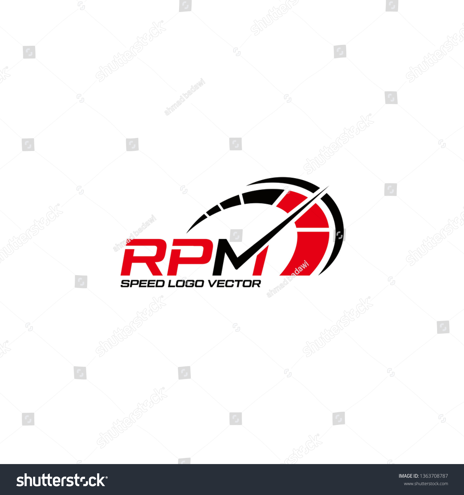 Speed Vector Speedometer Rpm Logo Icon Stock Vector (Royalty Free ...