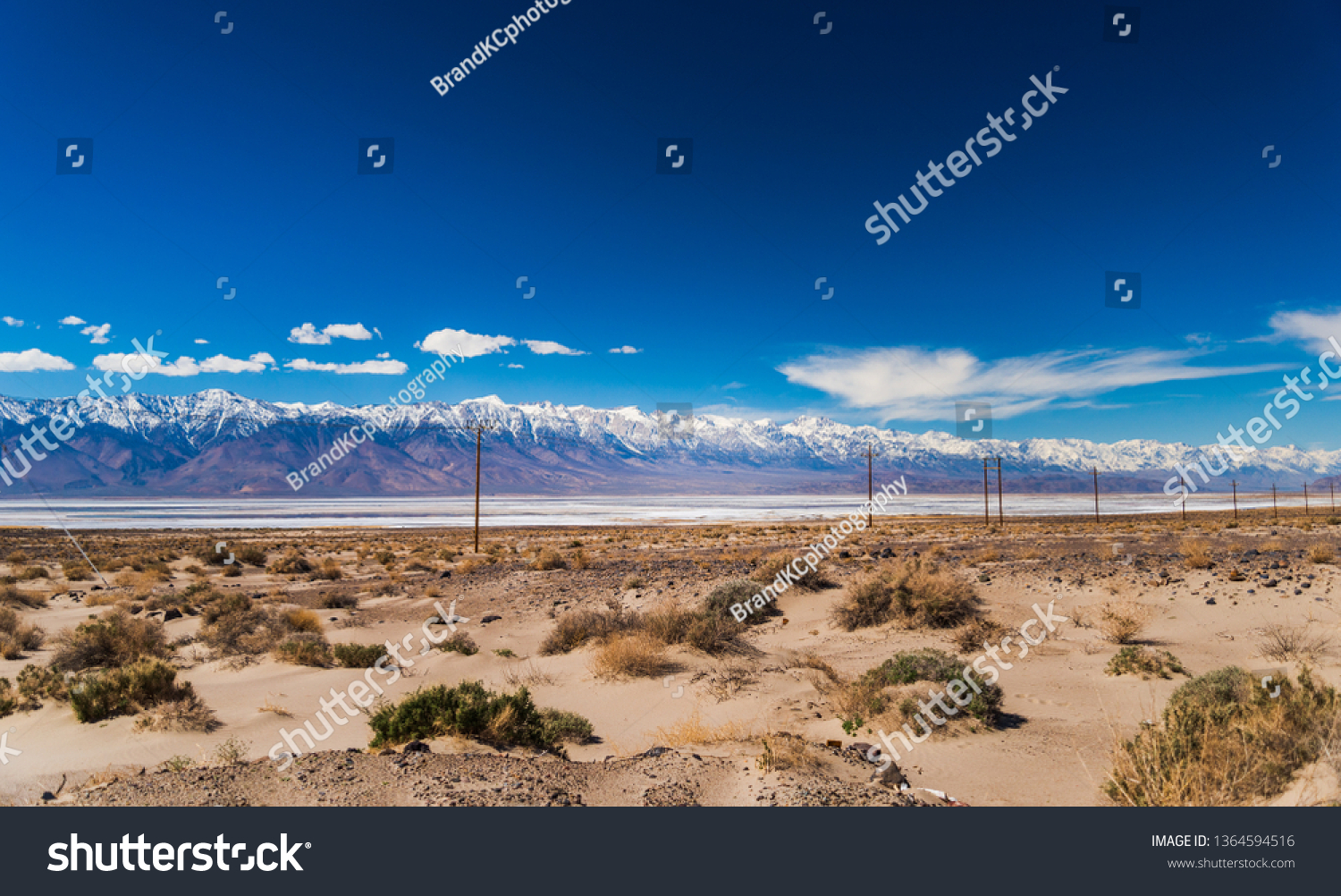 Clear Skys Death Valley Stock Photo 1364594516 