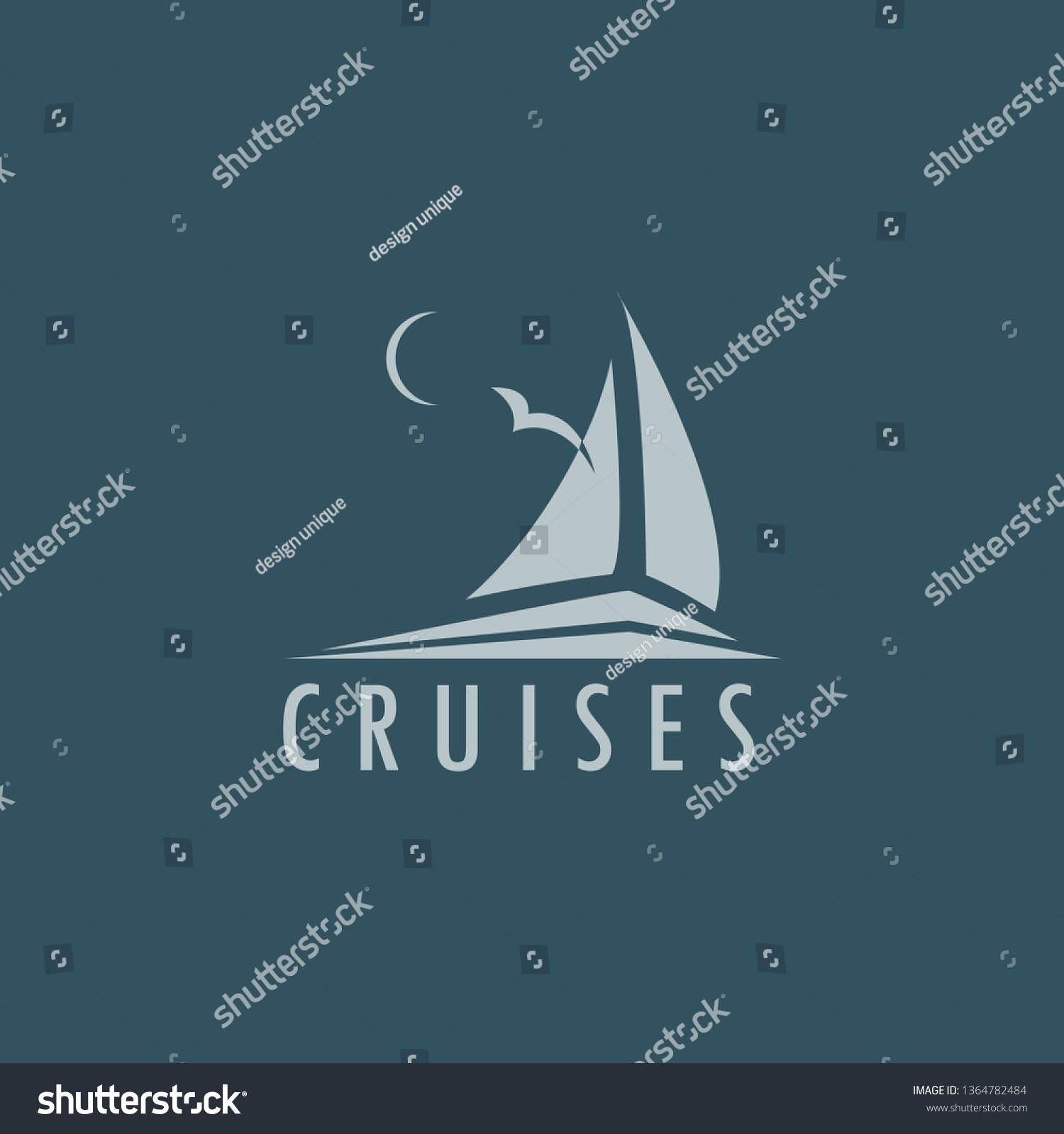 Cruise Ship Vector Logo Simple Ship Stock Vector (Royalty Free ...