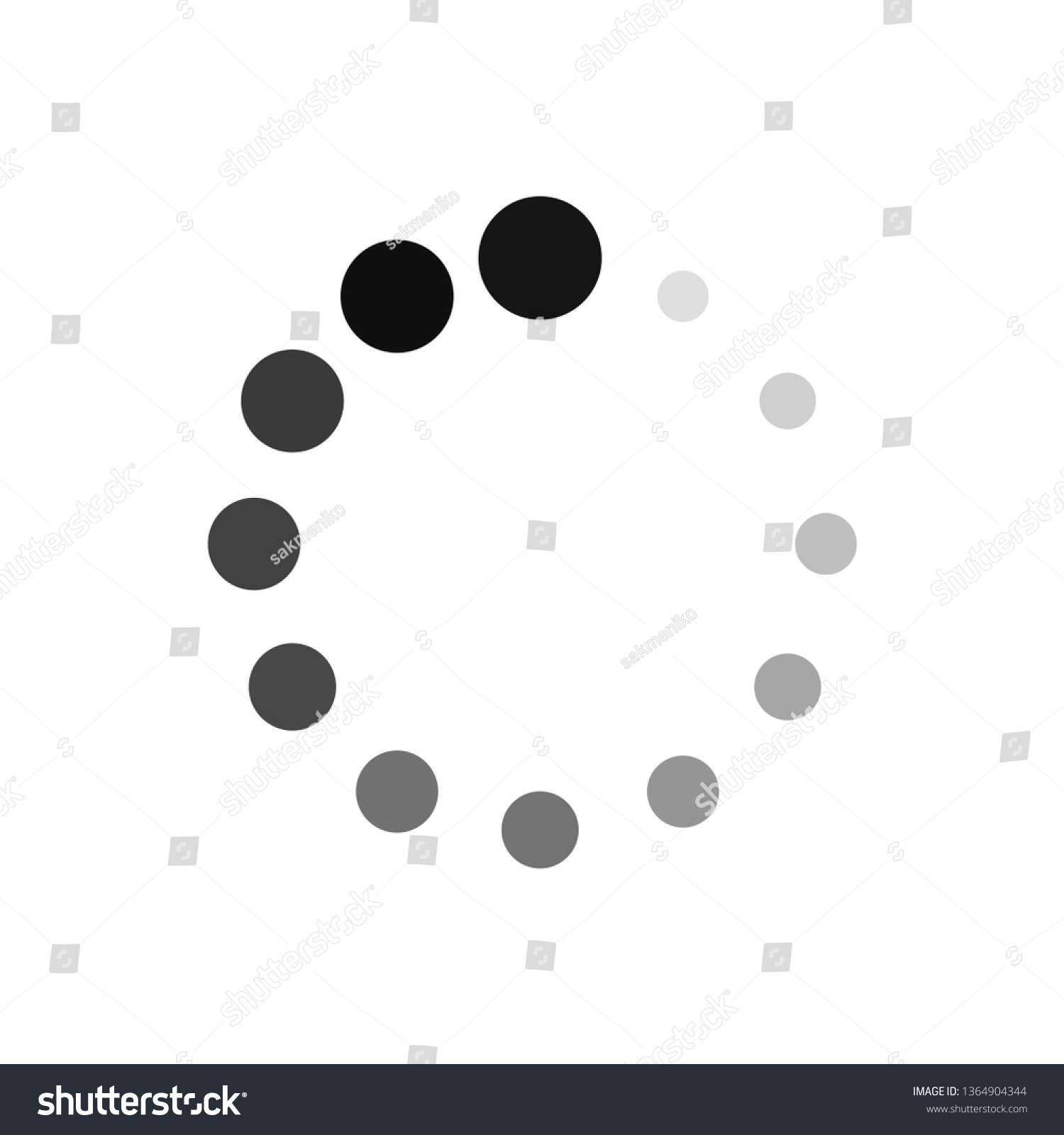 Loading Bar Icon Vector Stock Vector (Royalty Free) 1364904344 ...