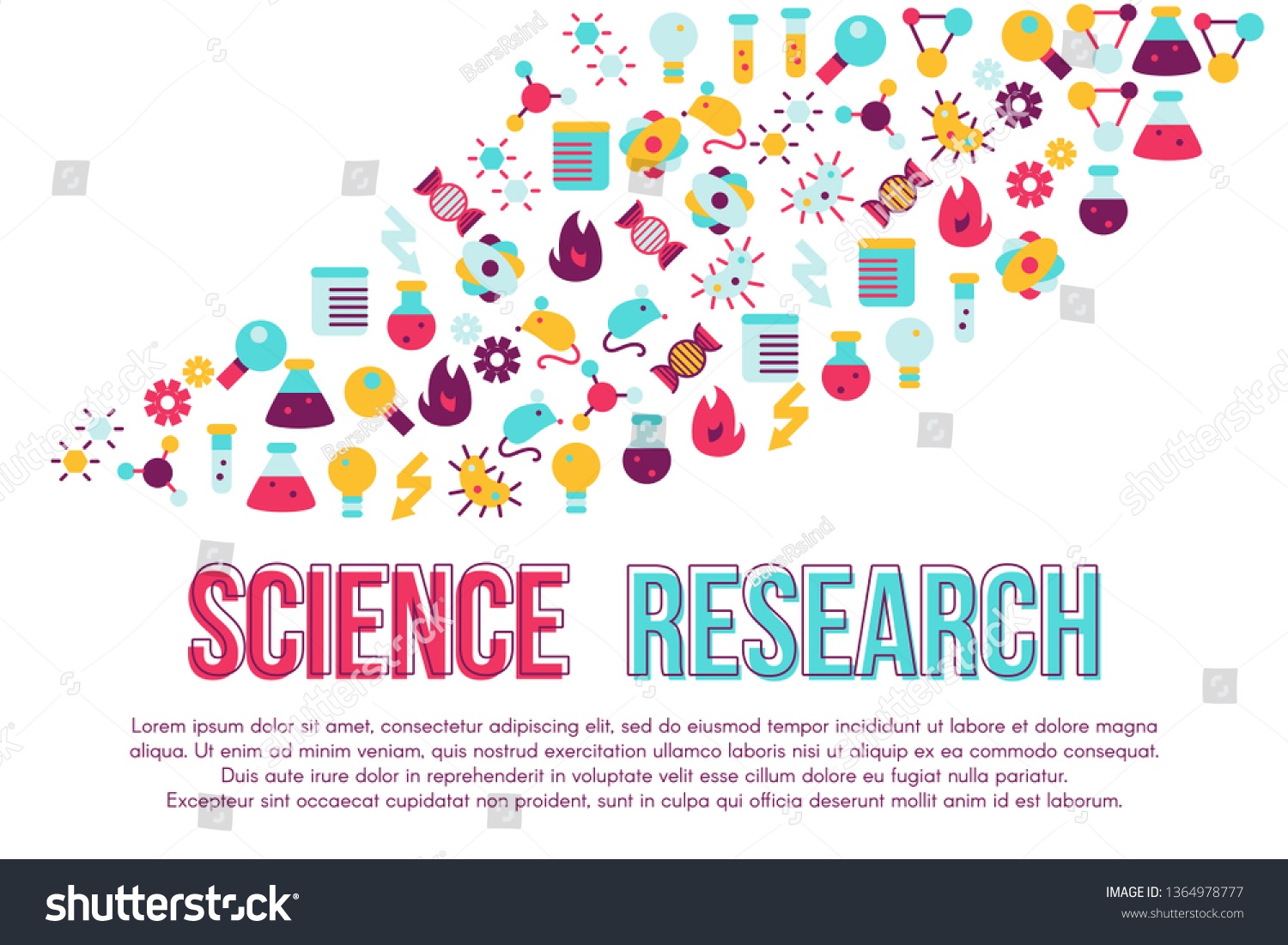 Science Fair Word Concept Banner Design Stock Vector (Royalty Free ...