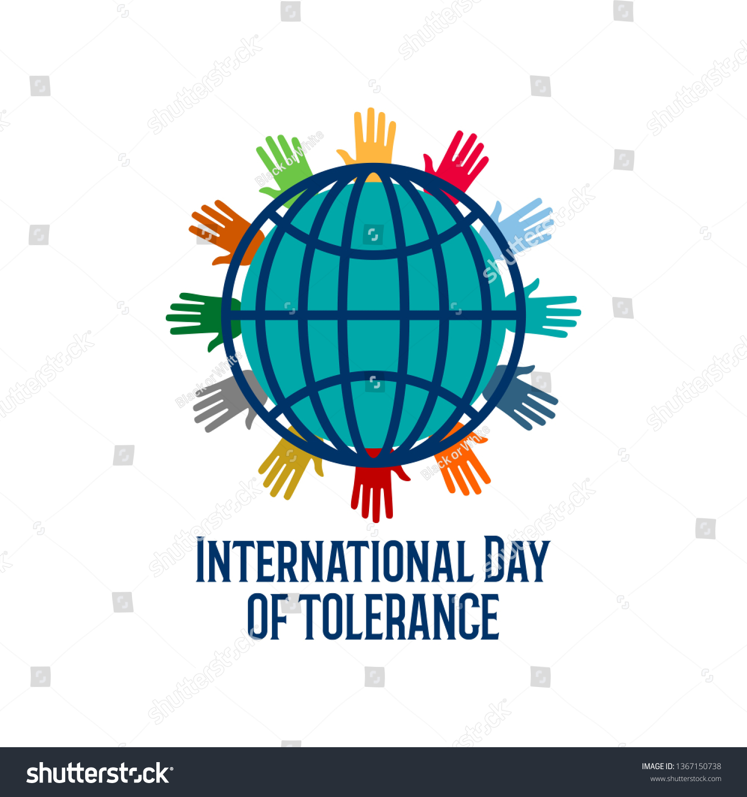 International Day Tolerance Illustration Stock Vector (Royalty Free