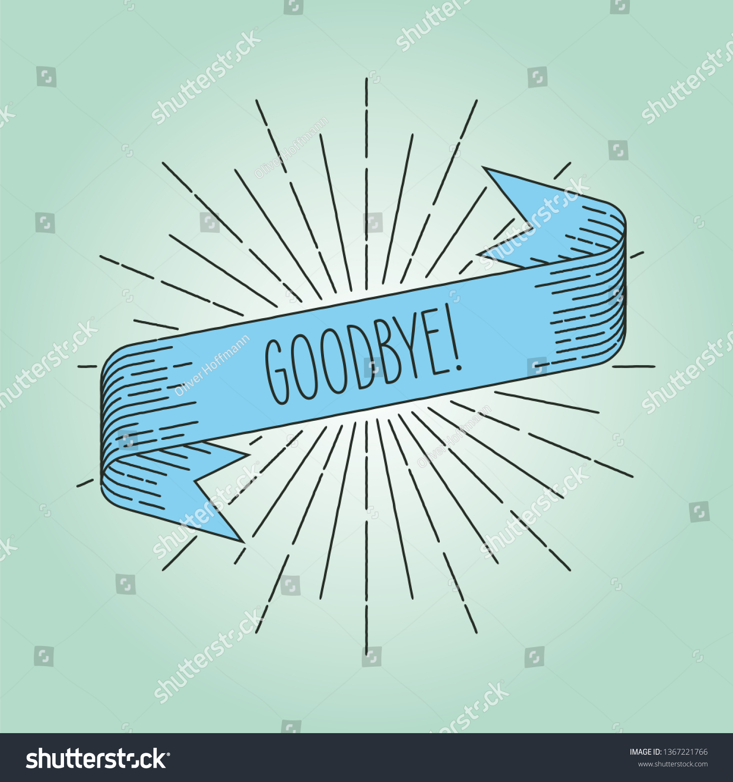 Goodbye Banner Ribbon Banner Greeting Card Stock Vector Royalty Free 1367221766 Shutterstock 9842