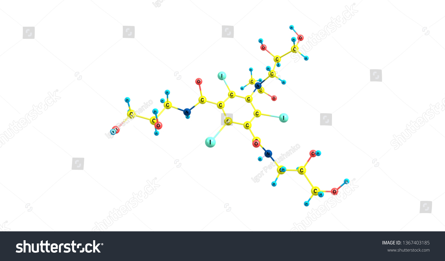 Iohexol Contrast Agent Used During Xrays Stock Illustration 1367403185 Iohexol Contrast Agent Used During Xrays Stock Illustration 1367403185