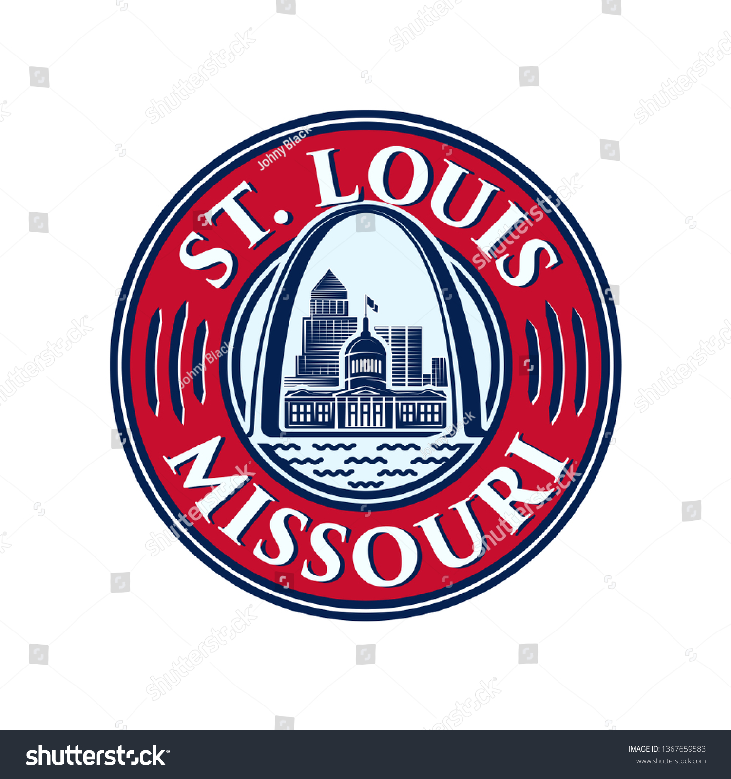 St Louis Logo Saint Louis Design Stock Vector (Royalty Free) 1367659583 ...