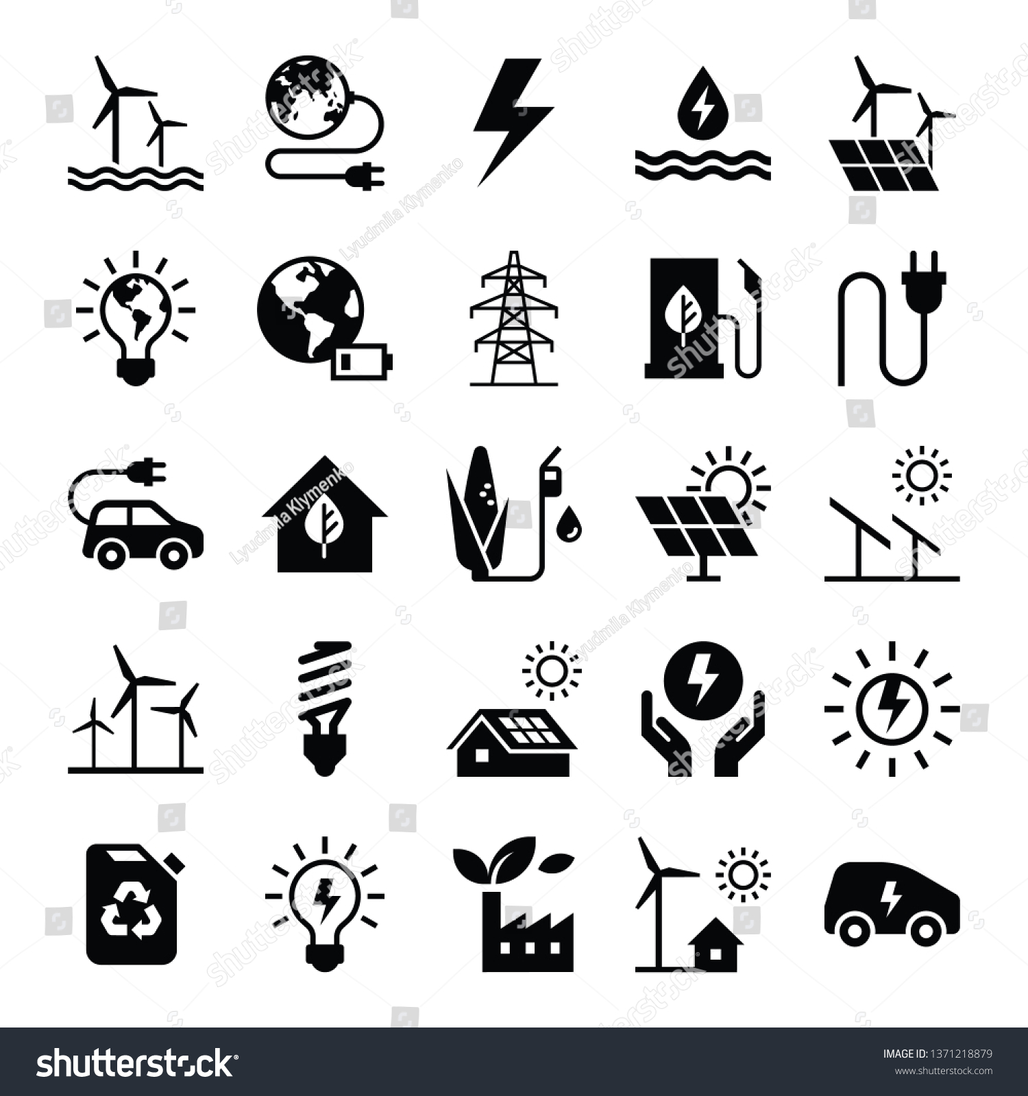 Monochrome Illustrations Icons Relating Production Distribution Stock ...