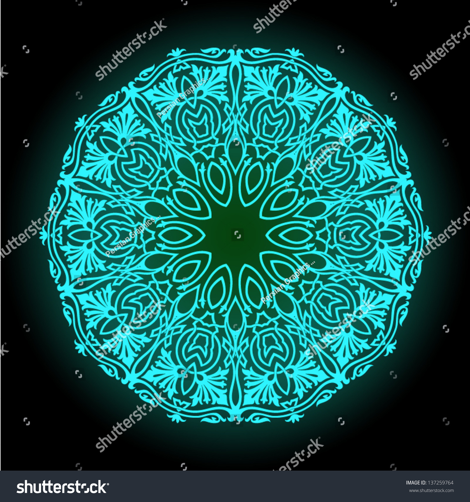 Traditional Persianislamic Pattern Stock Vector (Royalty Free ...