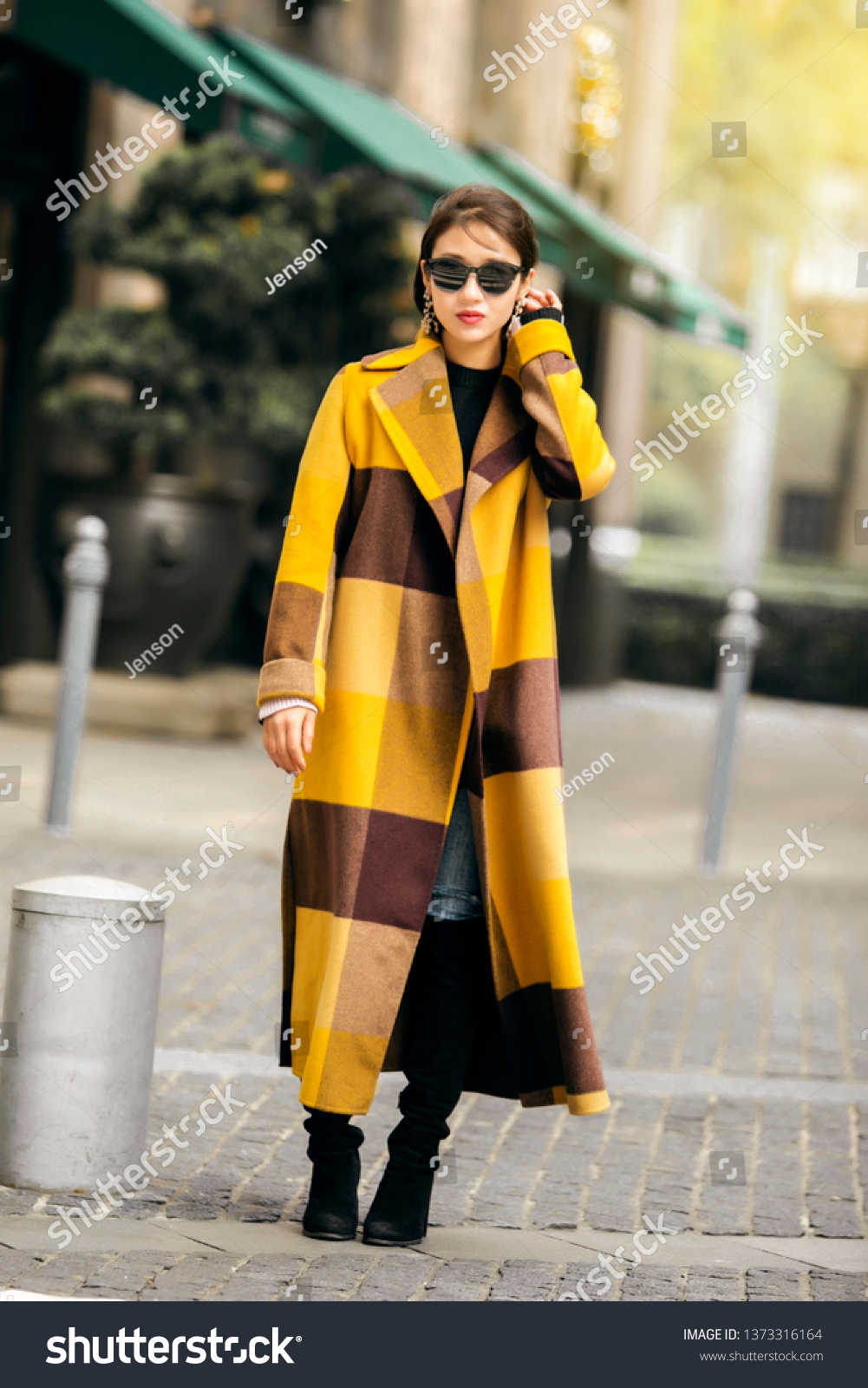 asian fashion trench coat